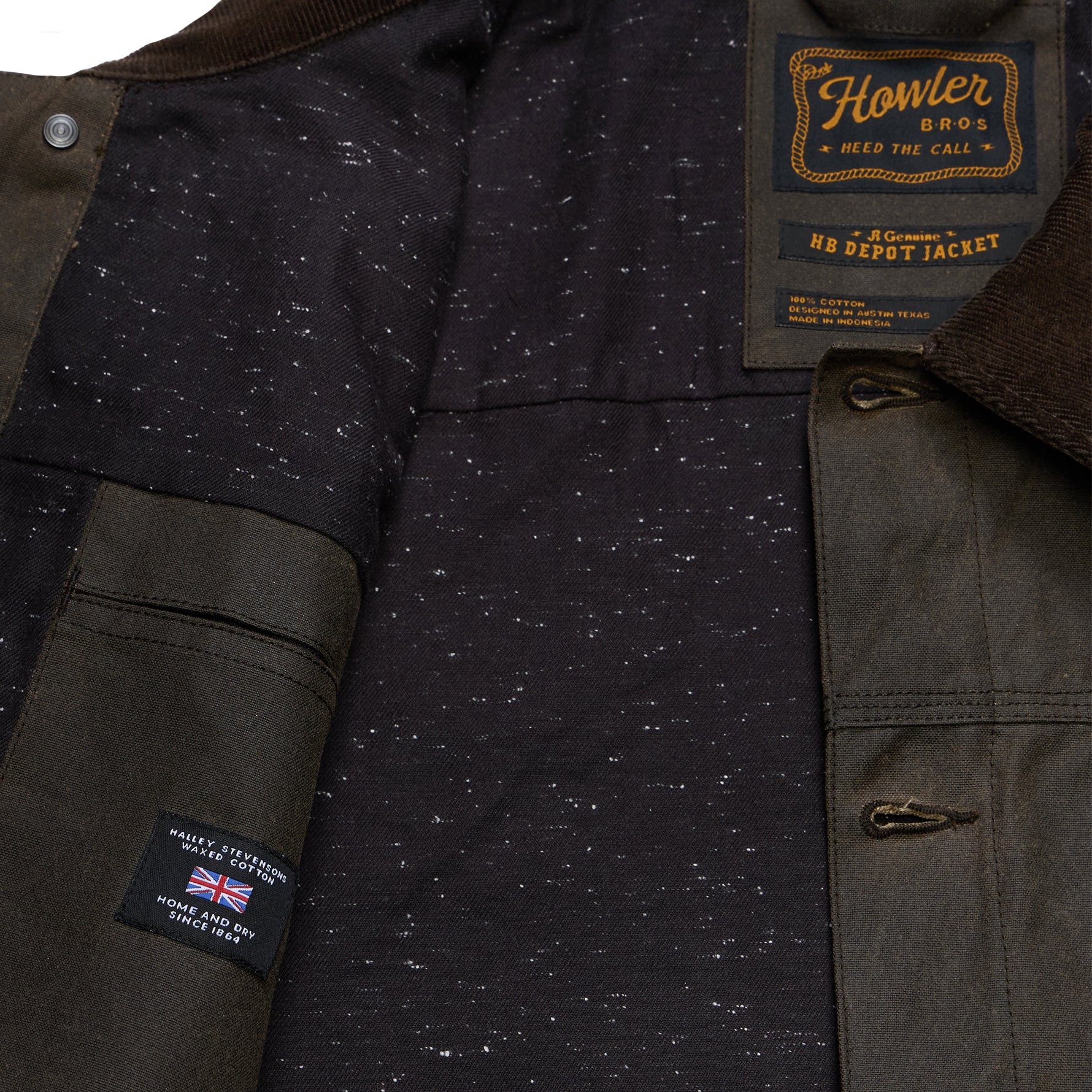 Waxed Depot Jacket "Bark"