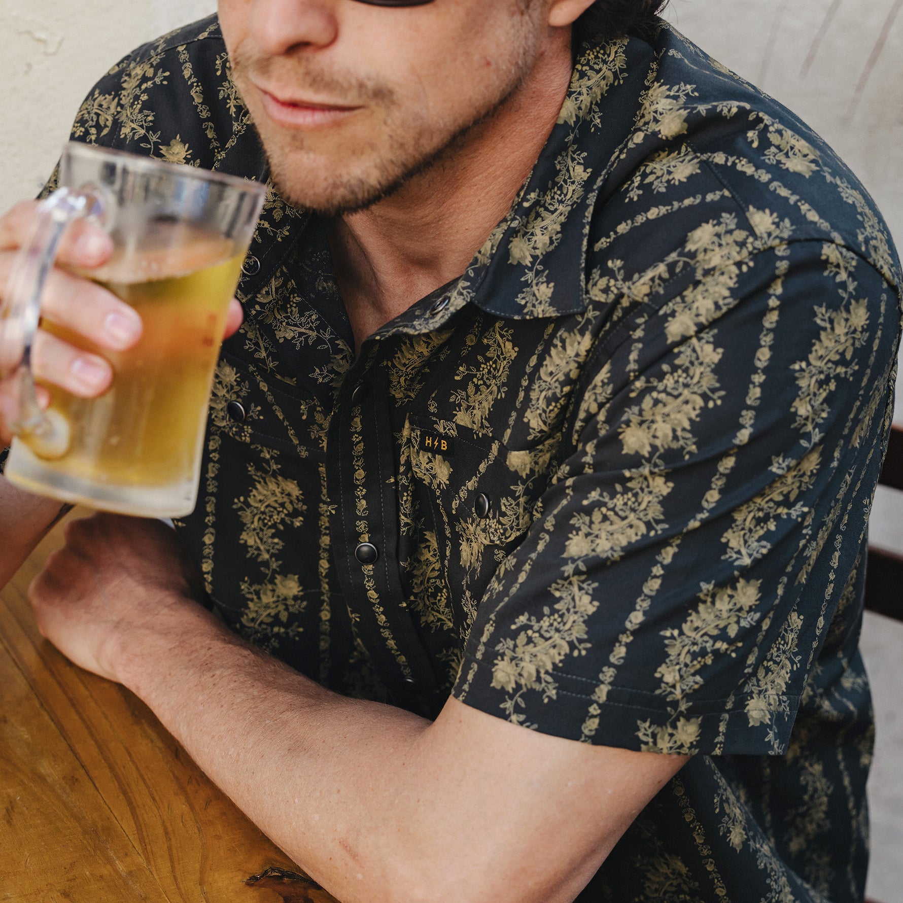 H Bar B Snapshirt "Grampa's Curtains"