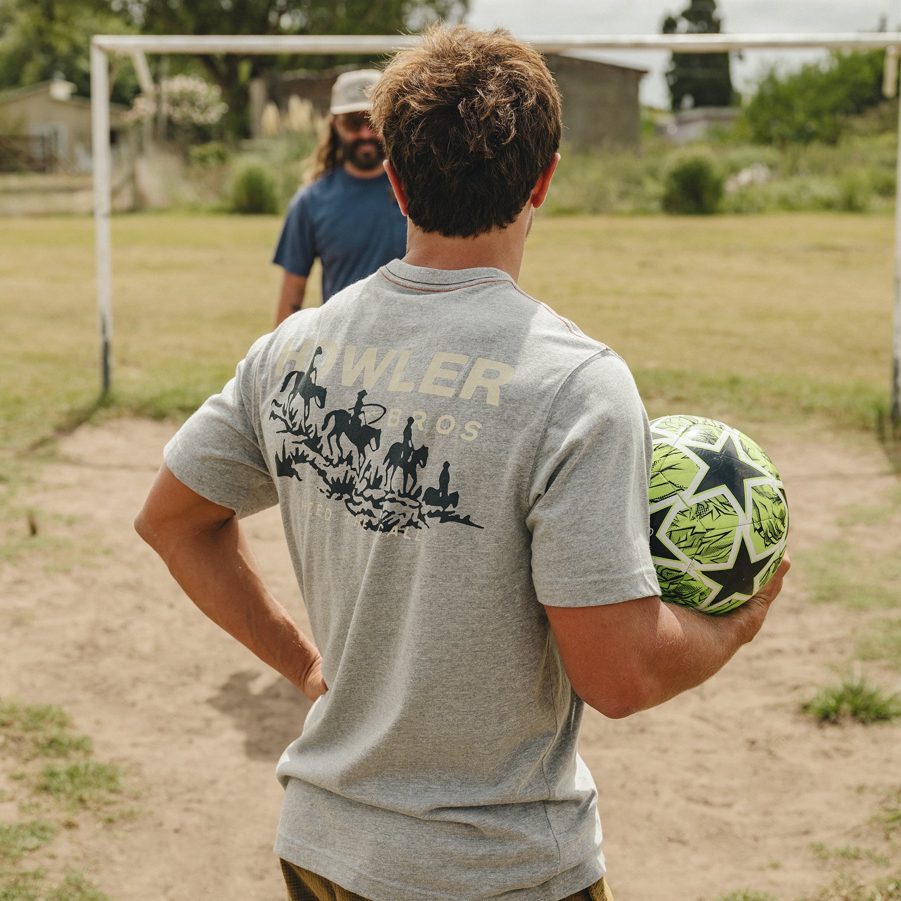 Pocket T-shirt "Posse's Return Heather Grey"