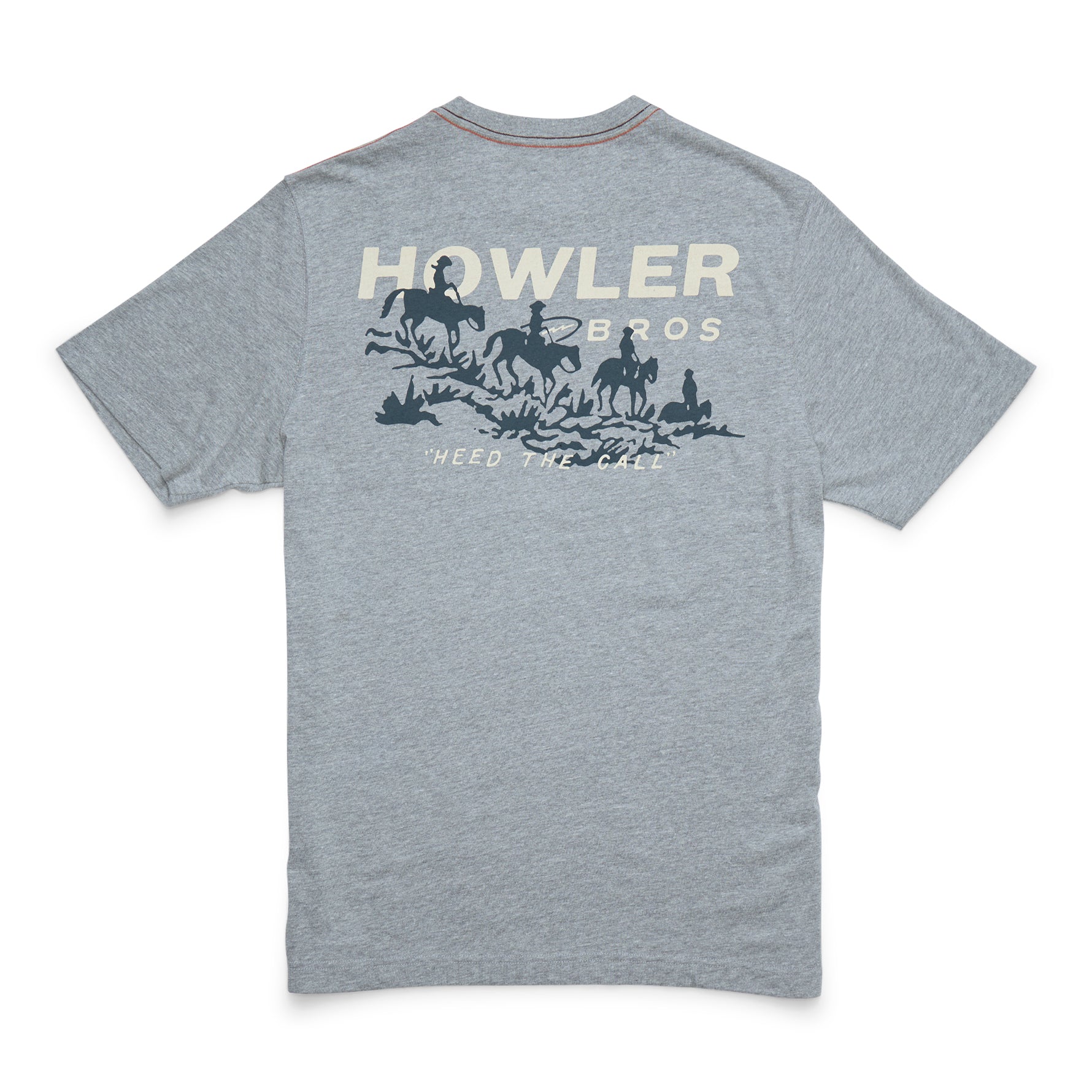 Pocket T-shirt "Posse's Return Heather Grey"