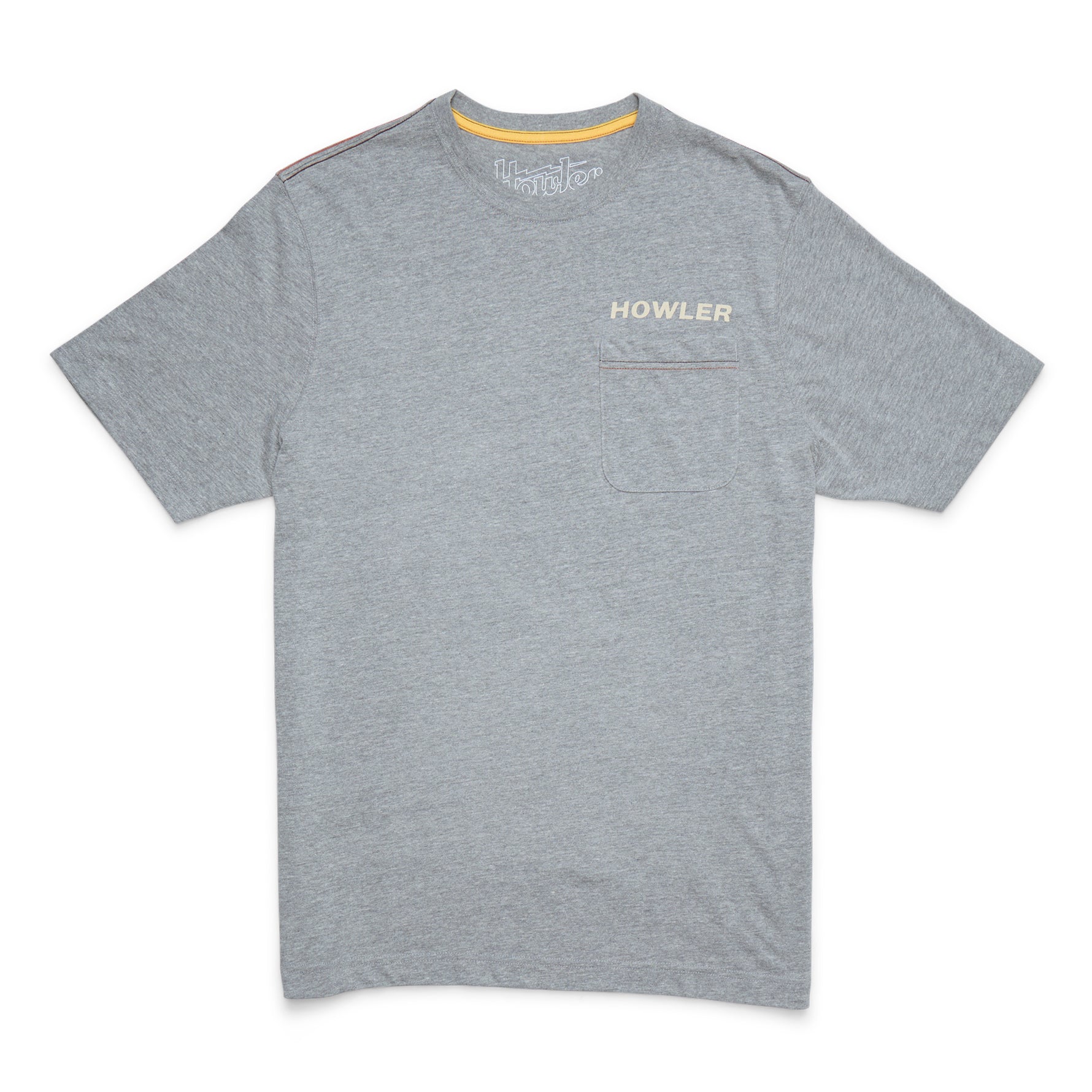 Pocket T-shirt "Posse's Return Heather Grey"