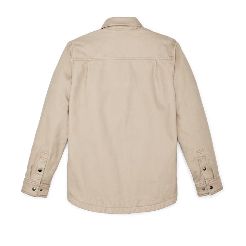 Fleece Lined Jac-Shirt "Grey/ Khaki"