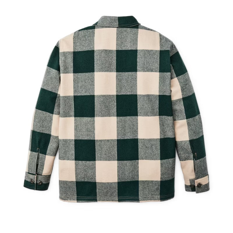 Wool Jac-Shirt "Beige/Pine Check"