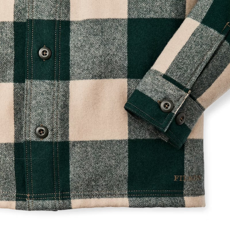 Wool Jac-Shirt "Beige/Pine Check"