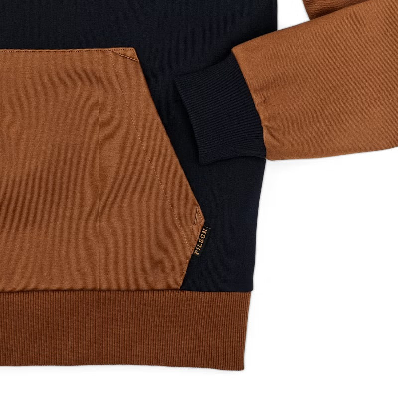 Prospector Hoodie "Navy/Whiskey"