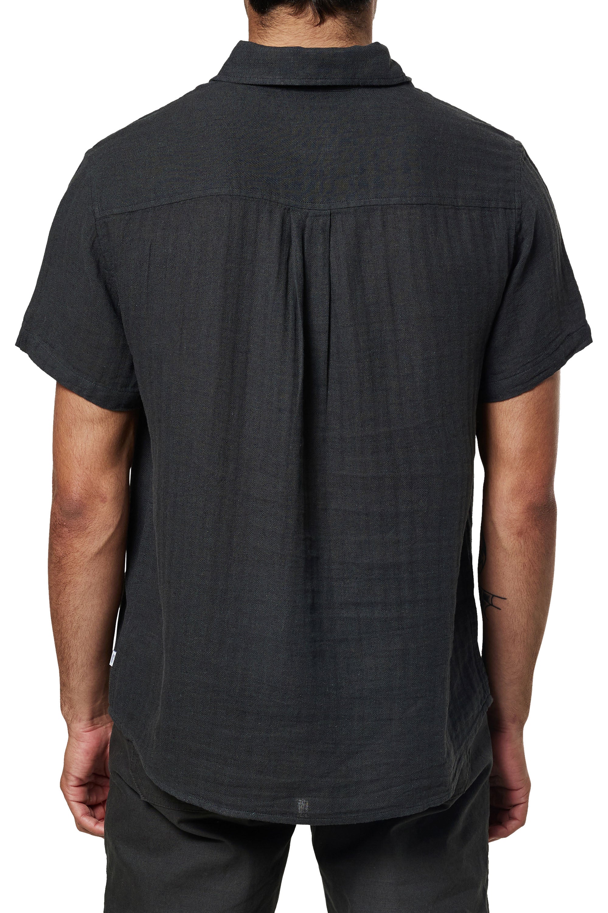 Alan Solid Shirt "Black"