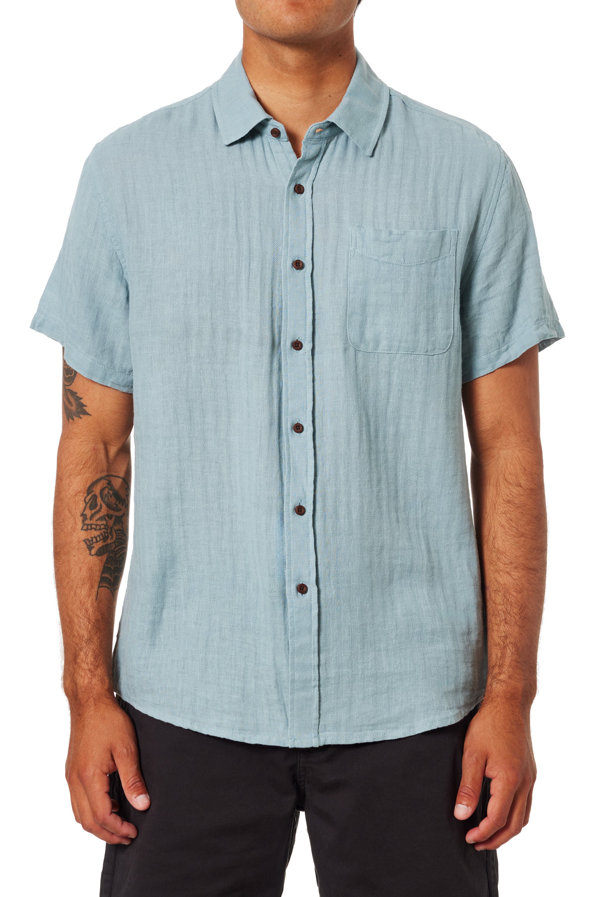 Alan Solid Shirt "Lago"