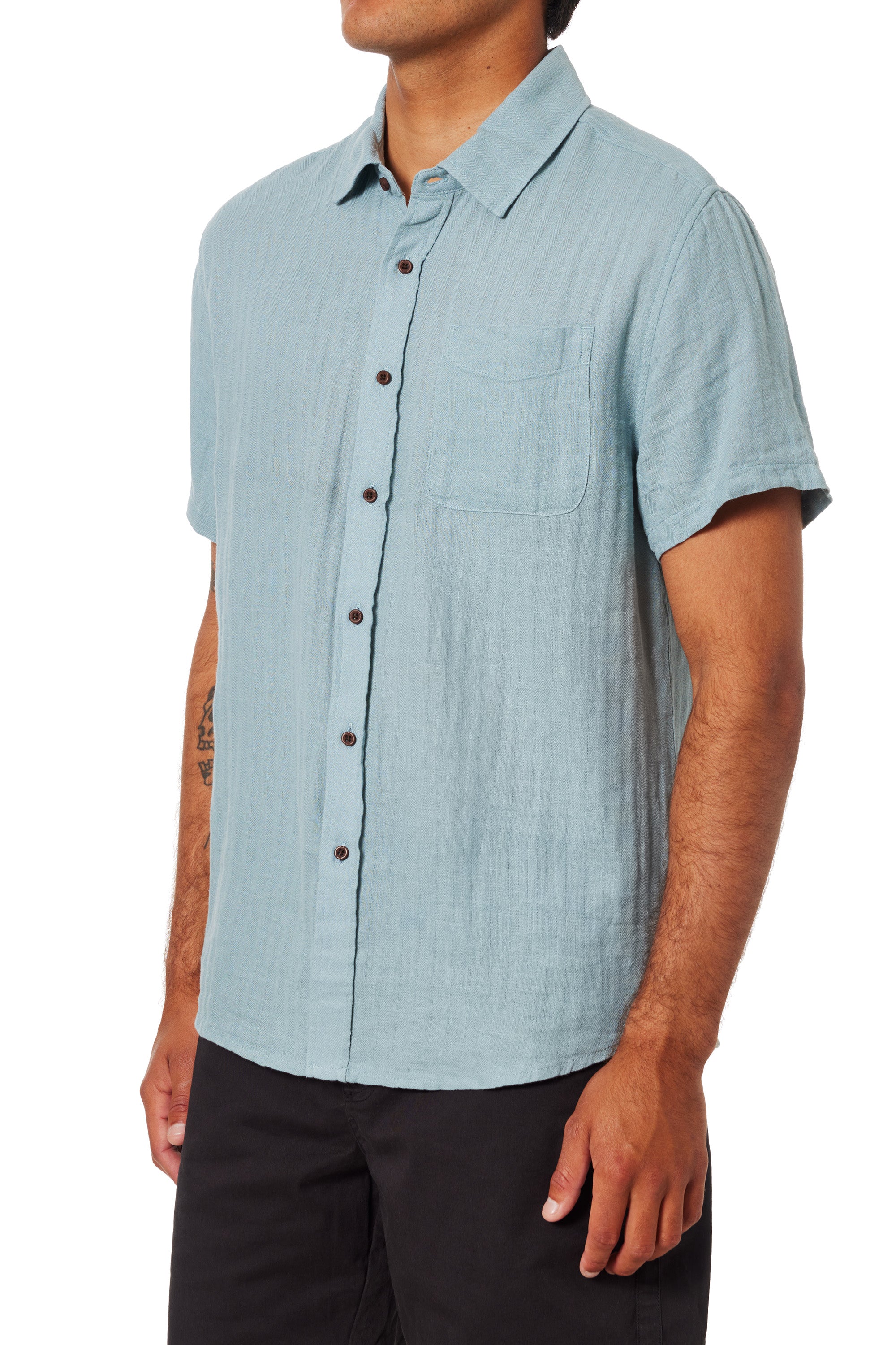 Alan Solid Shirt "Lago"