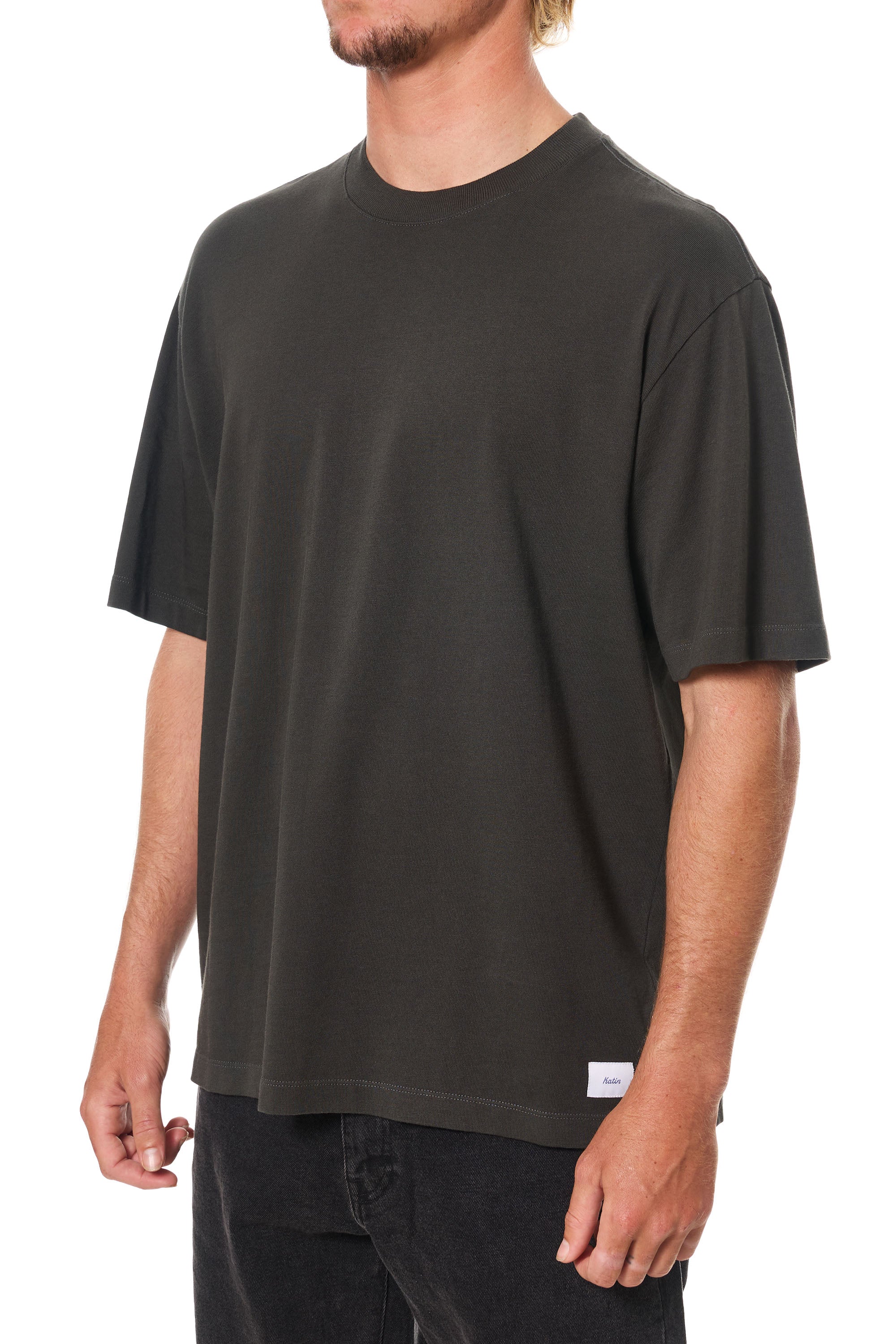 Box Fit Heritage Tee "Black Wash"