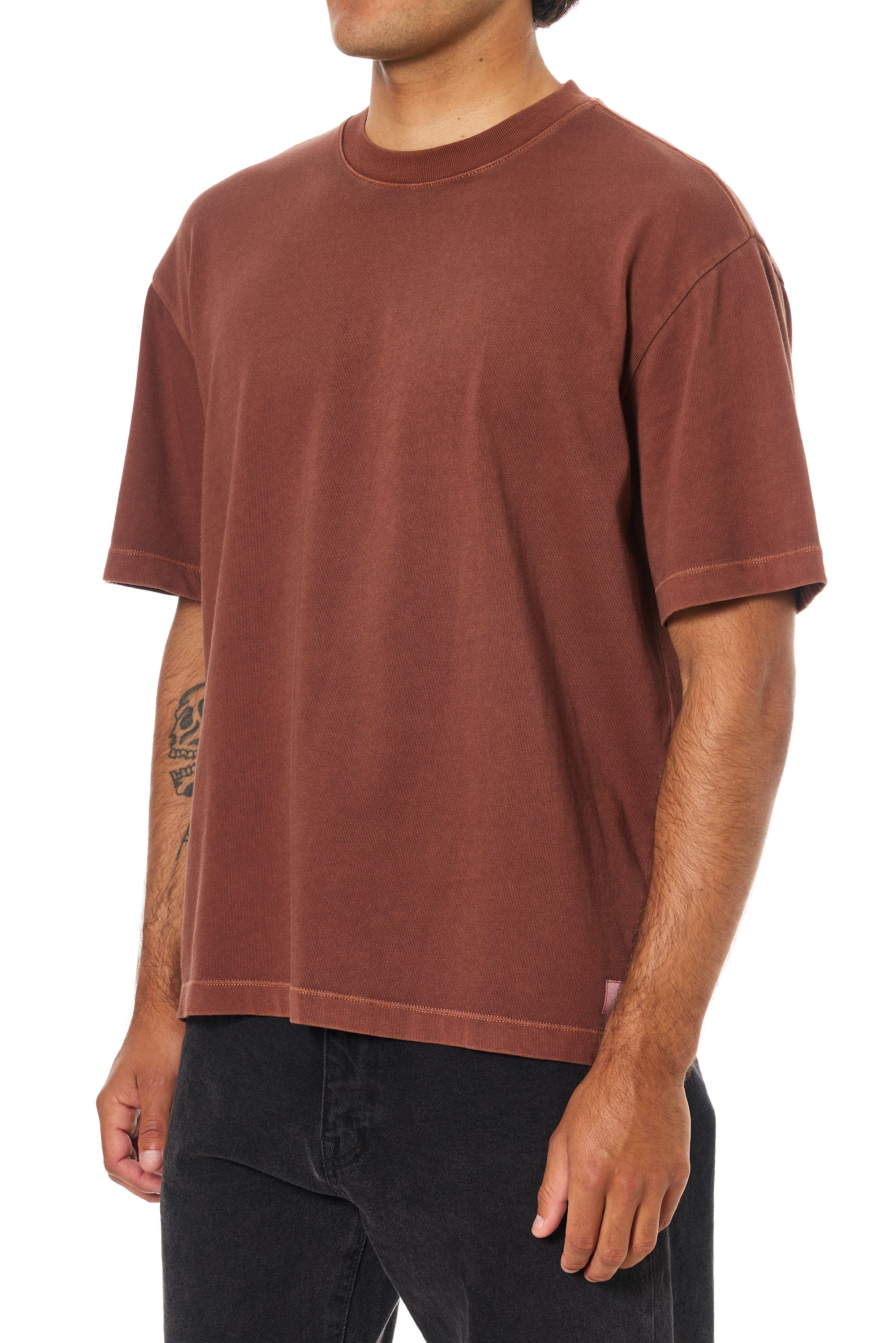 Box Fit Heritage Tee "Mahogany"