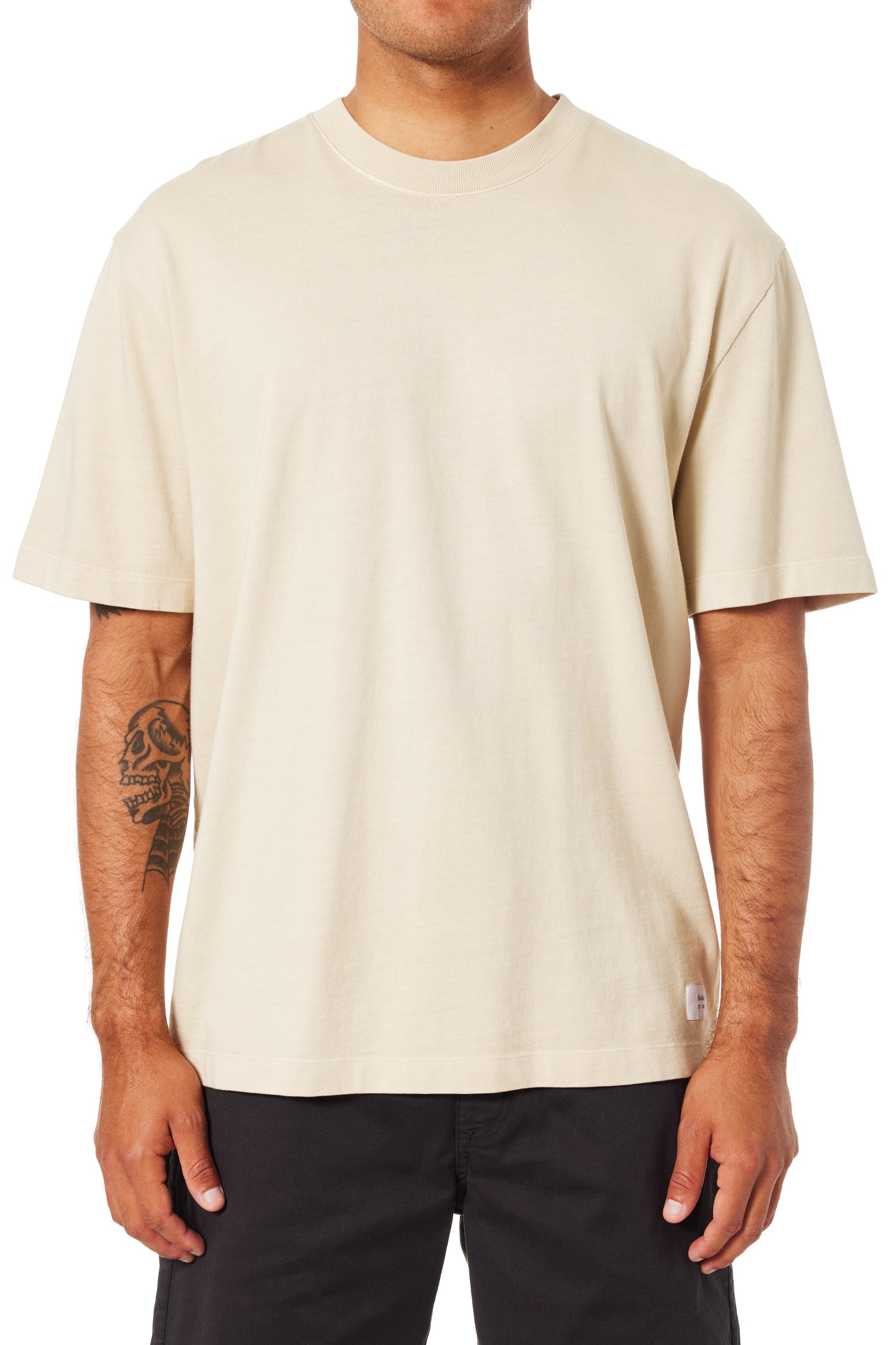 Box Fit Heritage Tee "Pelican Pigment Dye"