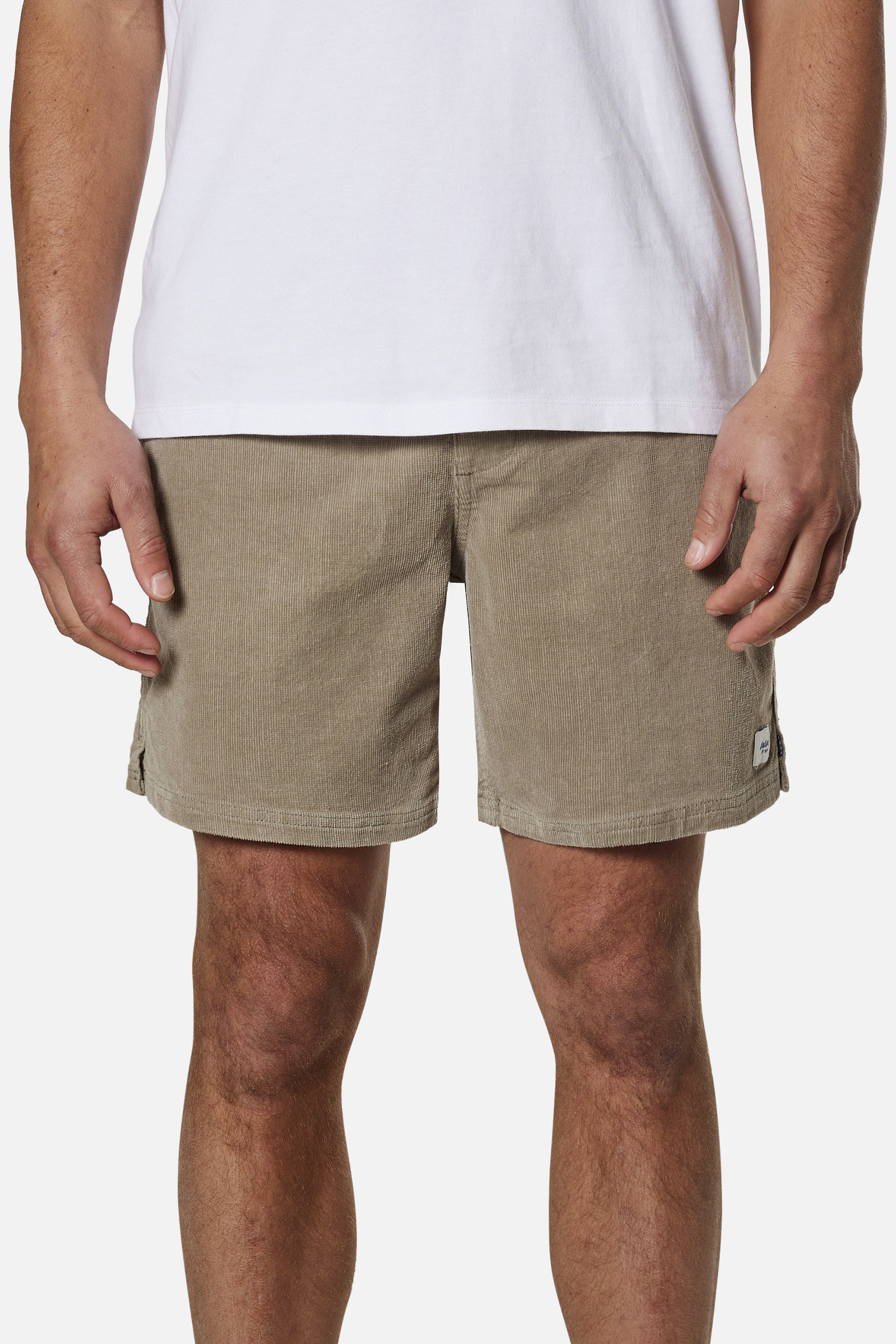 Cord Local Short "Warm Grey"