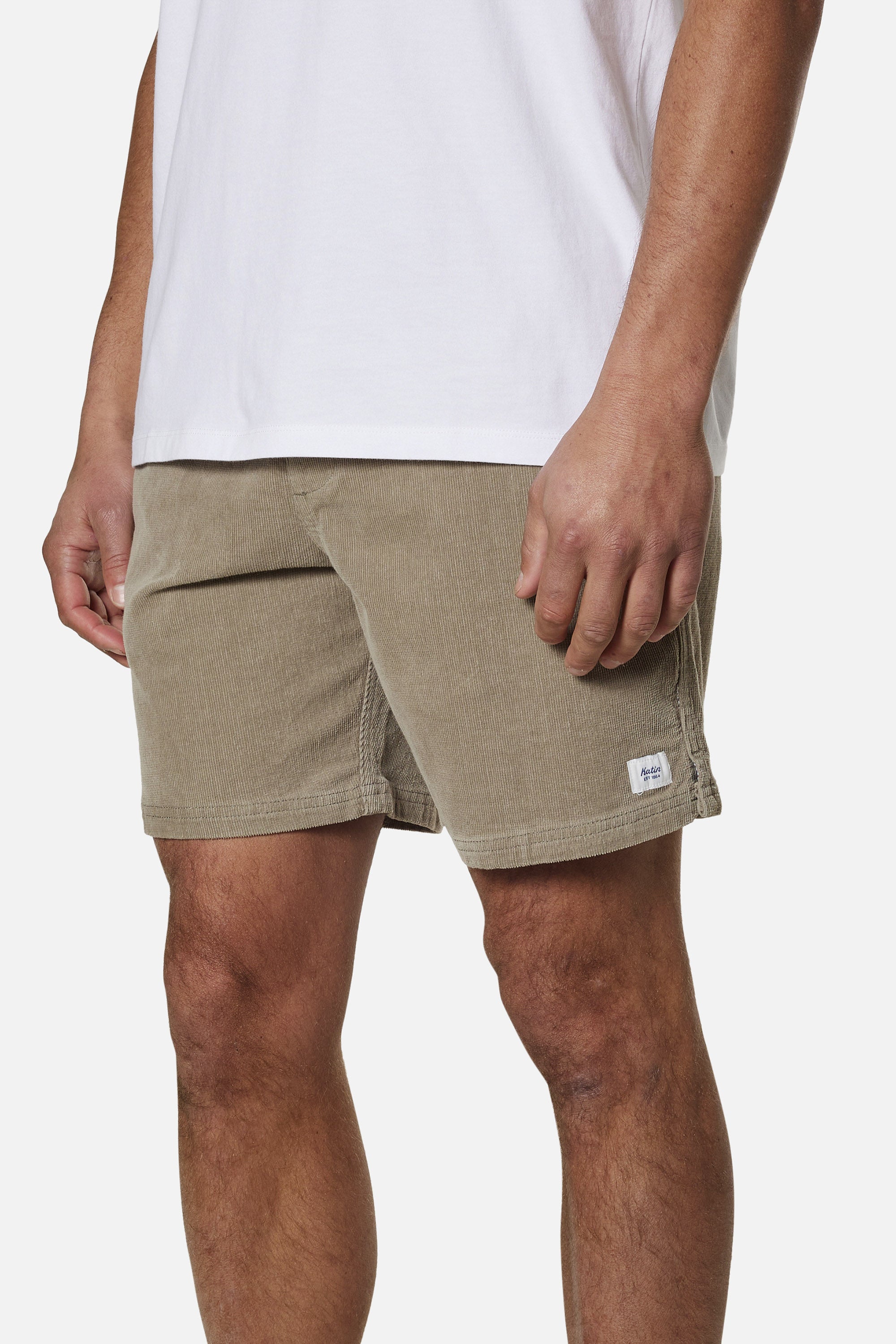 Cord Local Short "Warm Grey"