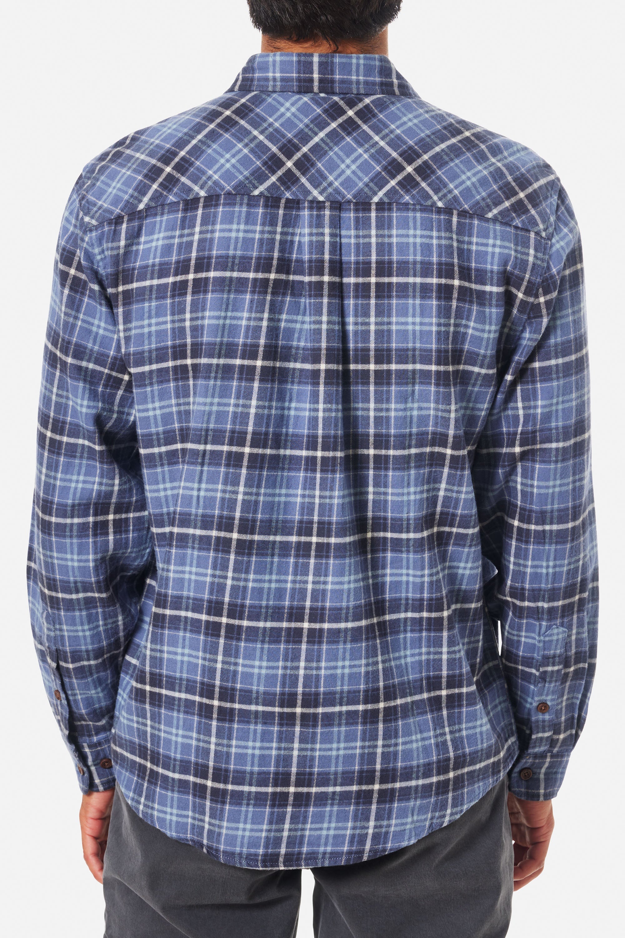 Derek Flannel "Washed Blue"