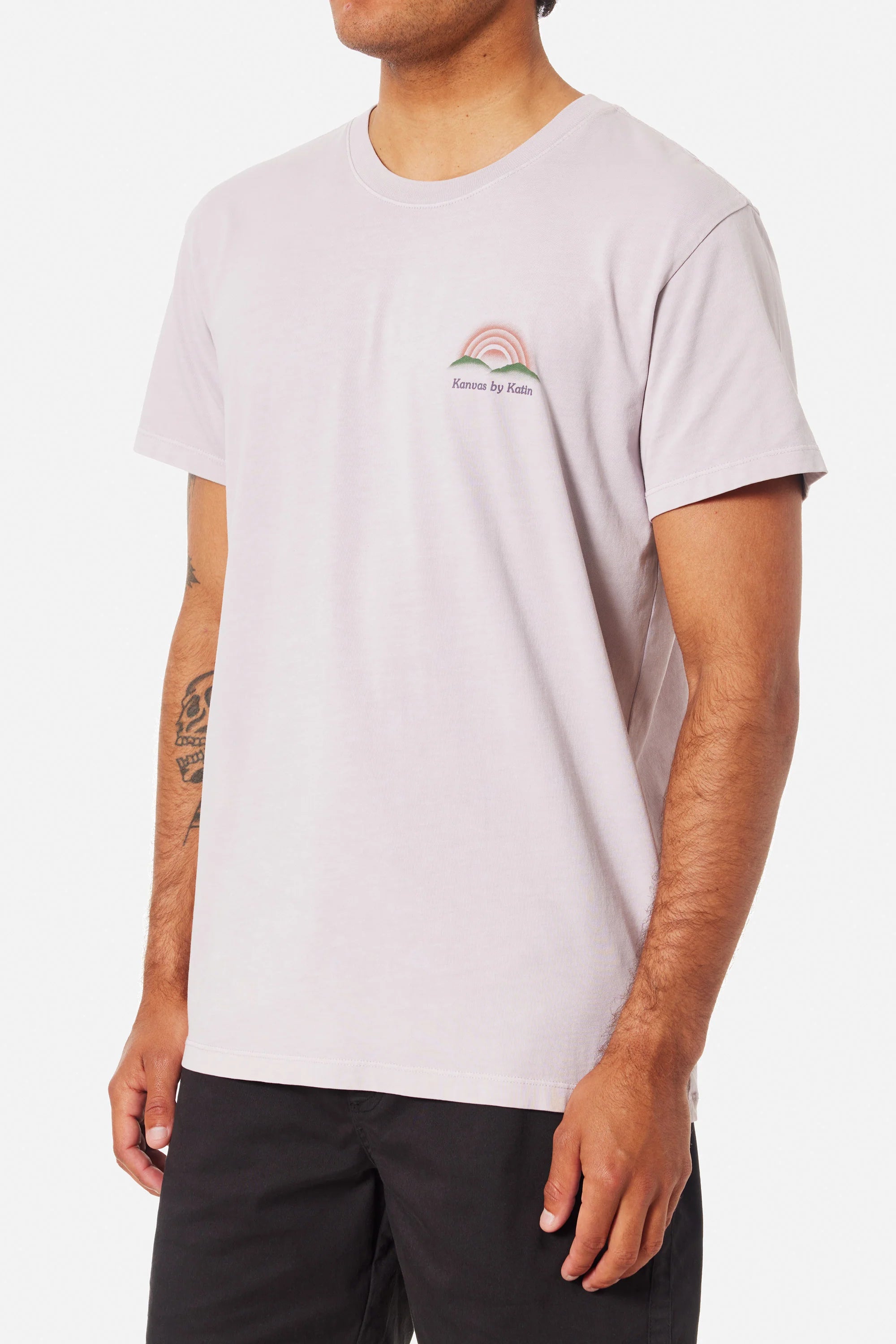 Distance Tee "Light Lavender Pigment Dye"