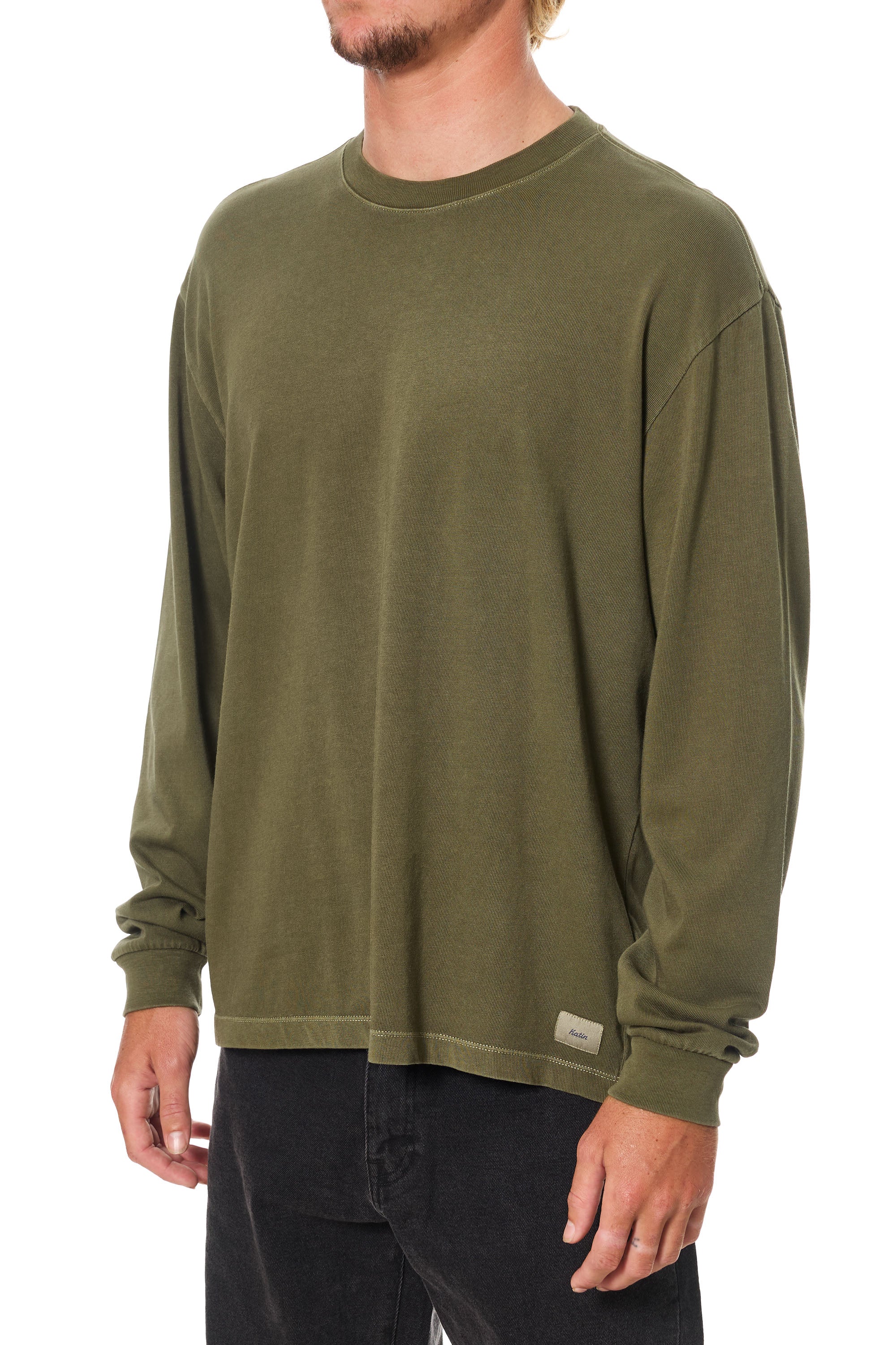 Heritage Box Fit LS Tee "Shadow"