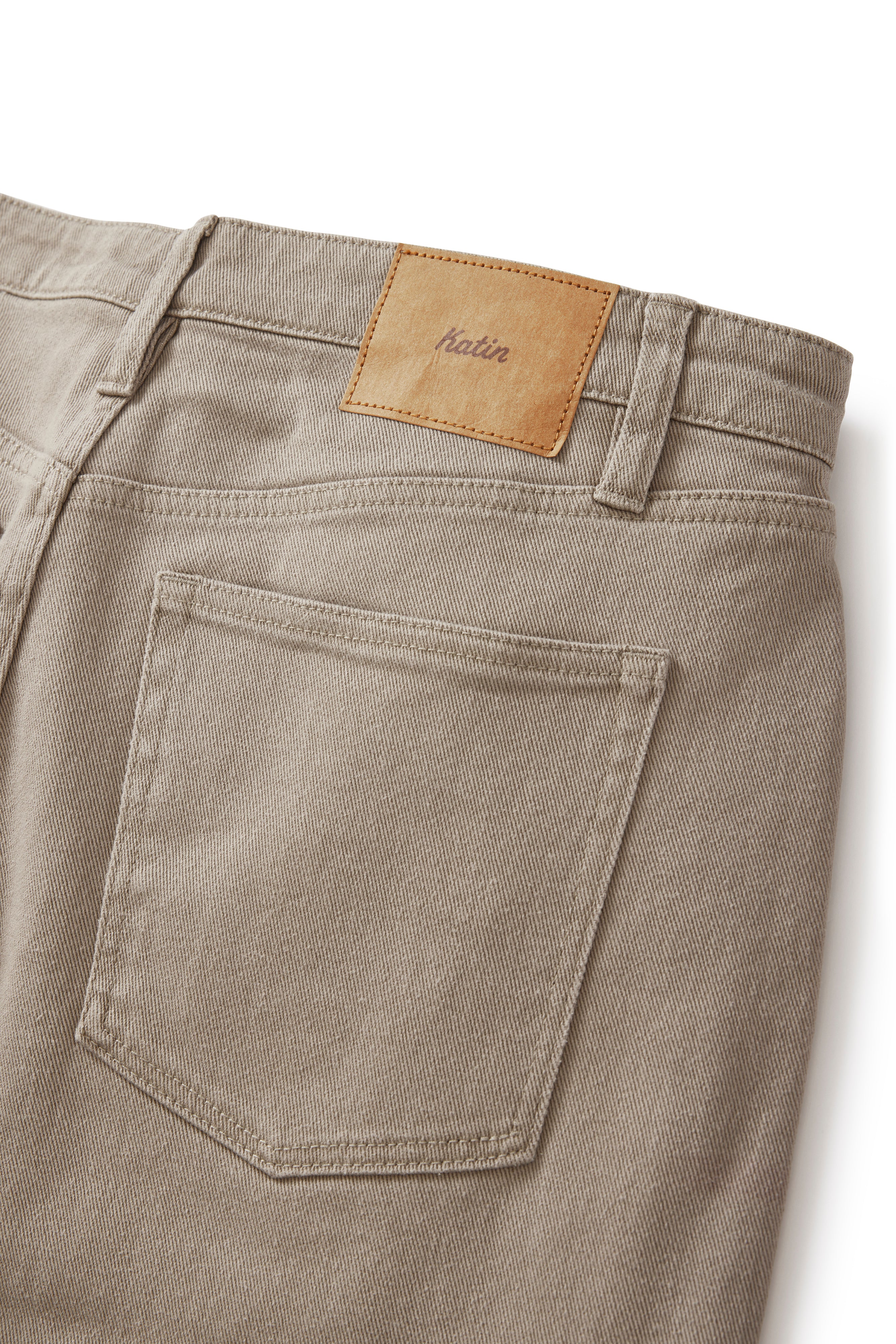 REN 57 Classic Straight Bull Denim "Vintage Khaki"