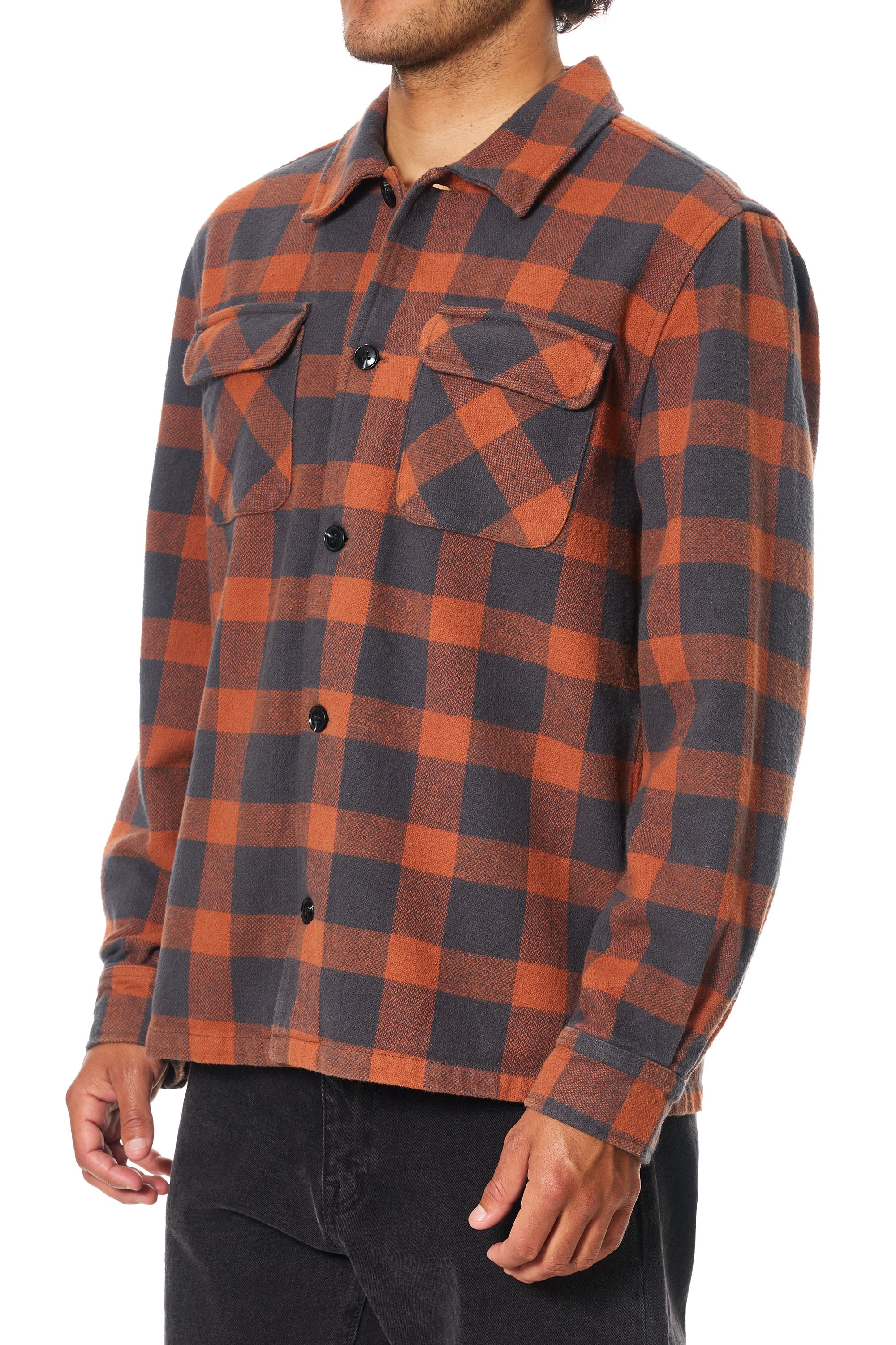 Shiloh Flannel "Brick"
