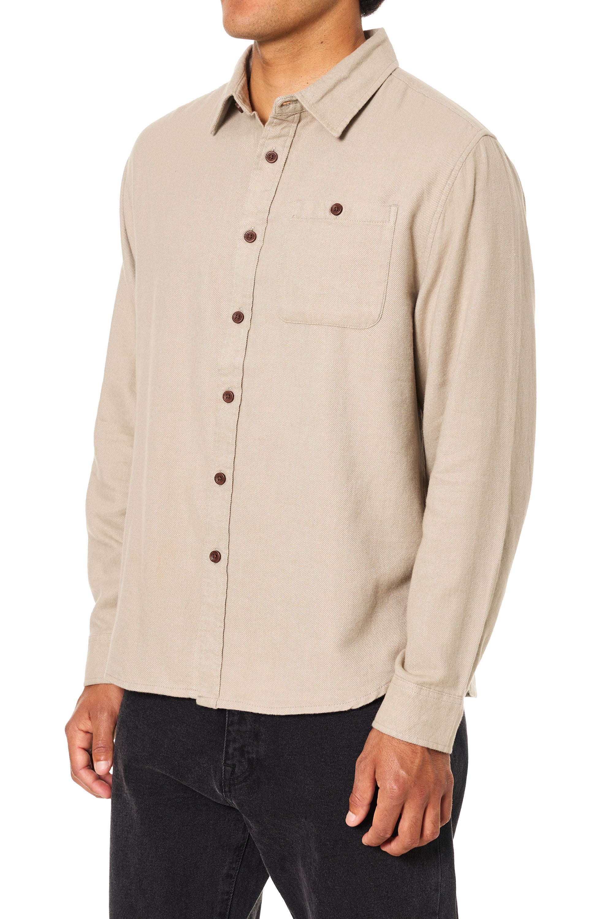 Twiller Flannel "Vintage Khaki"