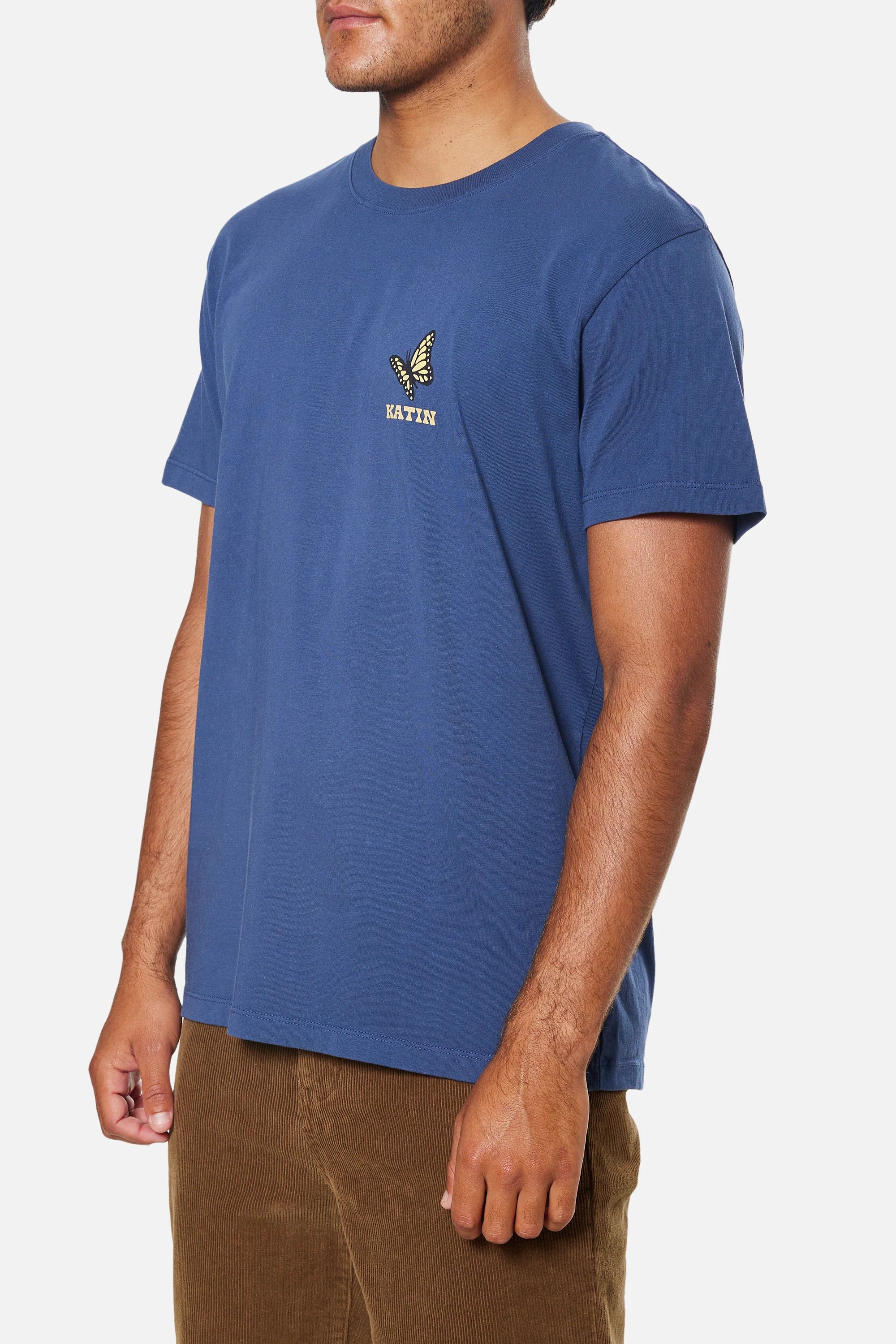Monarch Tee "Washed Blue"