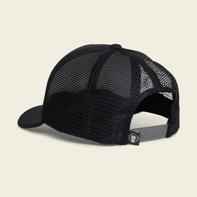 Foam Dome Lightning Badge Hat "Black"