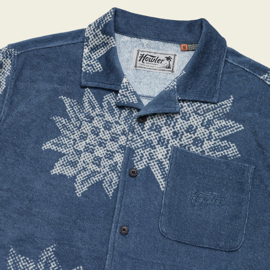 Palapa Camp Shirt "Sun Flower Pixels"