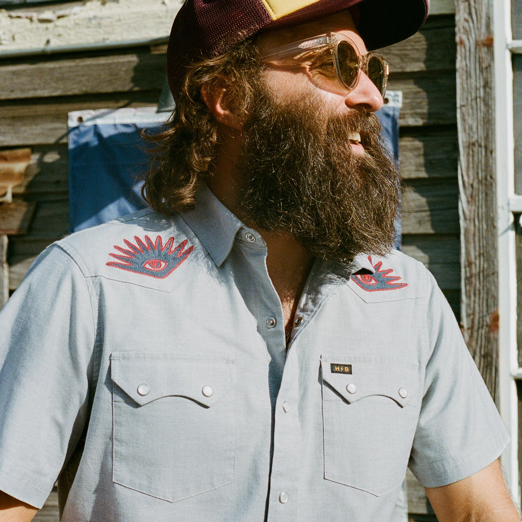 Crosscut Deluxe Snapshirt "High Times"