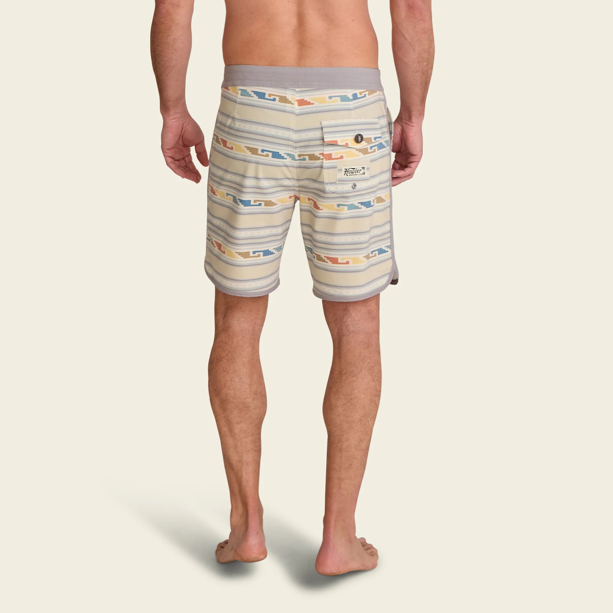 Bruja Boardshort "Temple Tracks Sand"