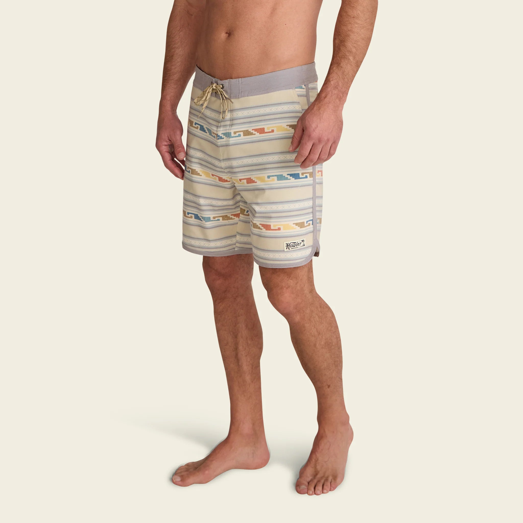 Bruja Boardshort "Temple Tracks Sand"