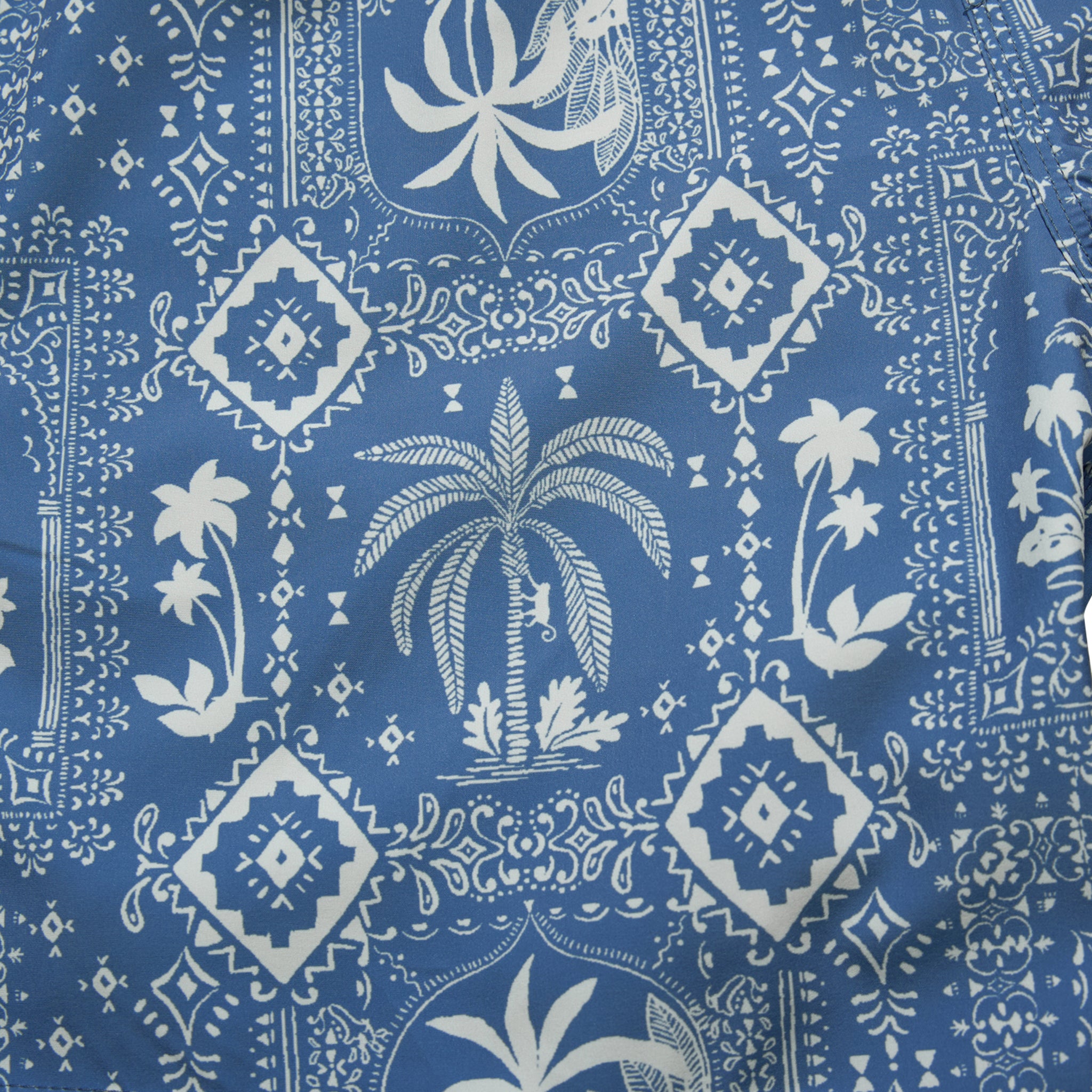 Deep Set Boardshort "Palmetto Prophecy Storm Blue"