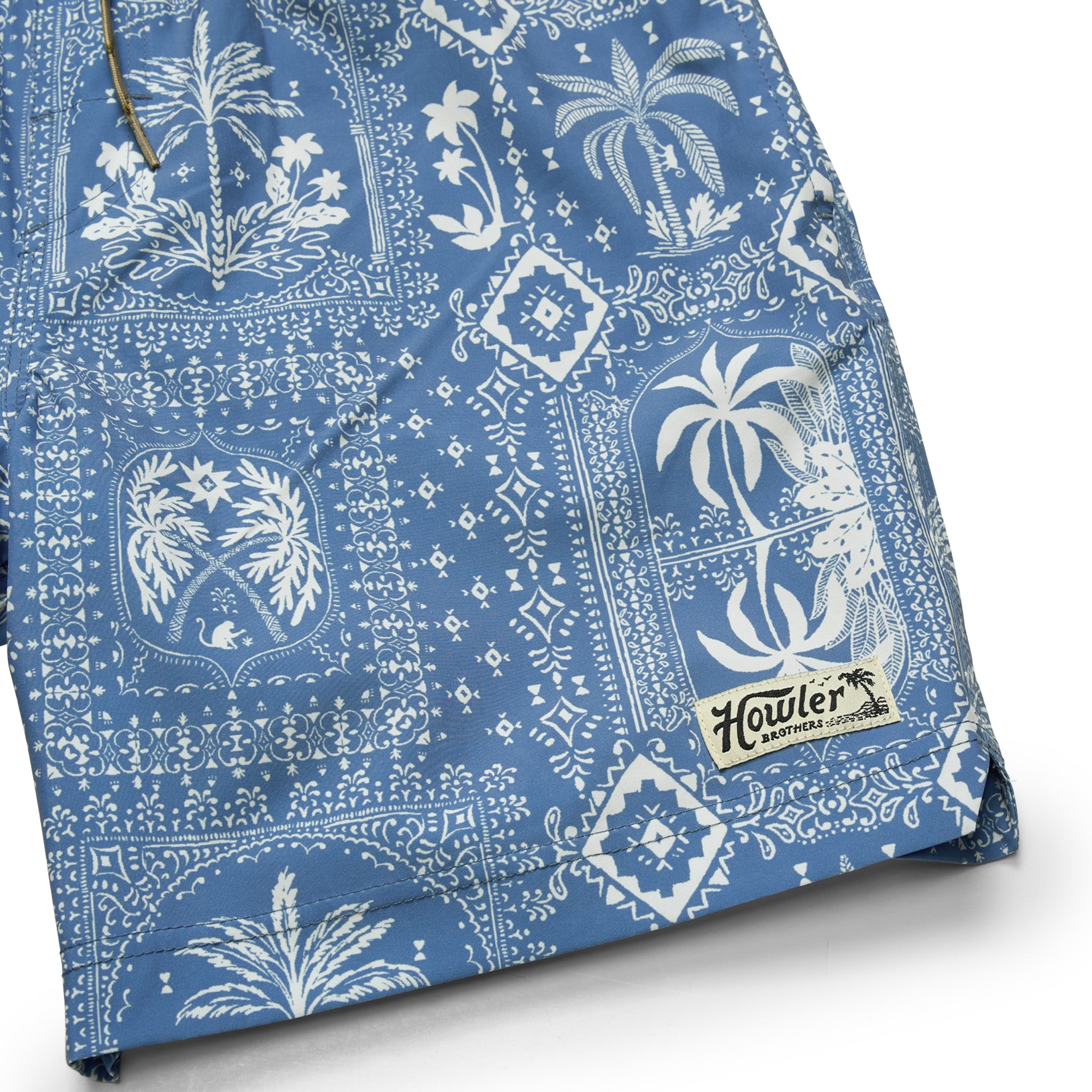 Deep Set Boardshort "Palmetto Prophecy Storm Blue"