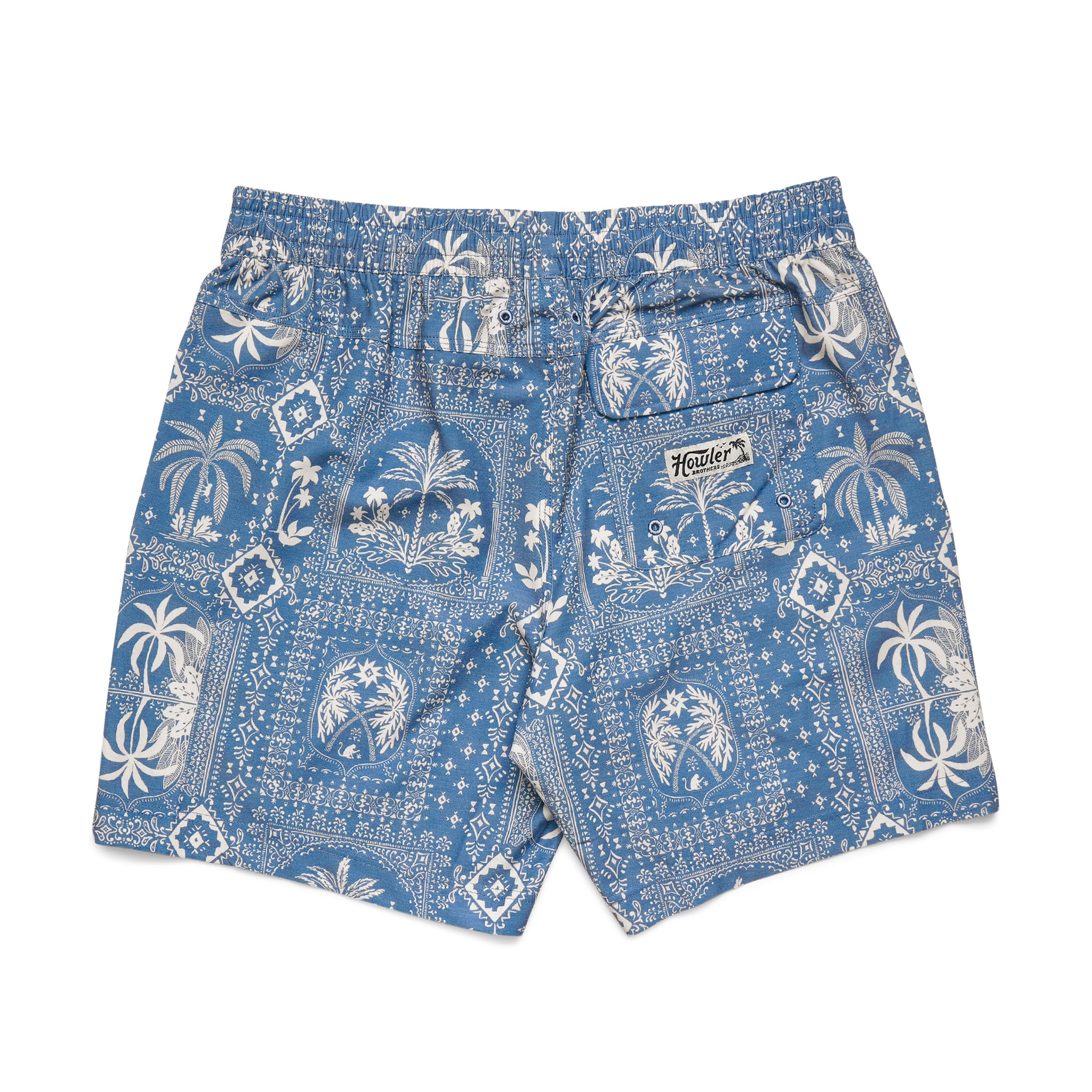 Deep Set Boardshort "Palmetto Prophecy Storm Blue"