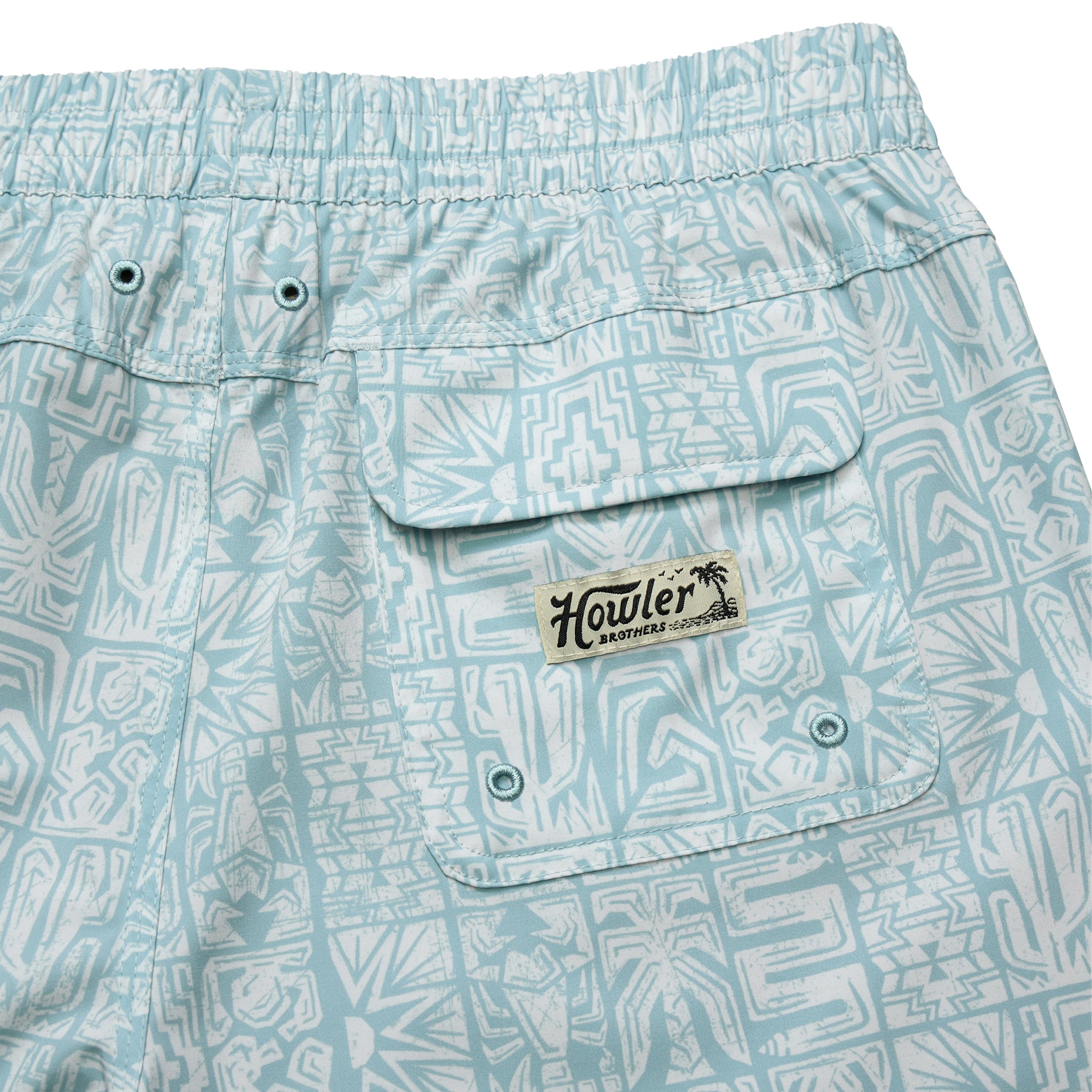 Deep Set Boardshorts "Tidal Tablets Seafoam"