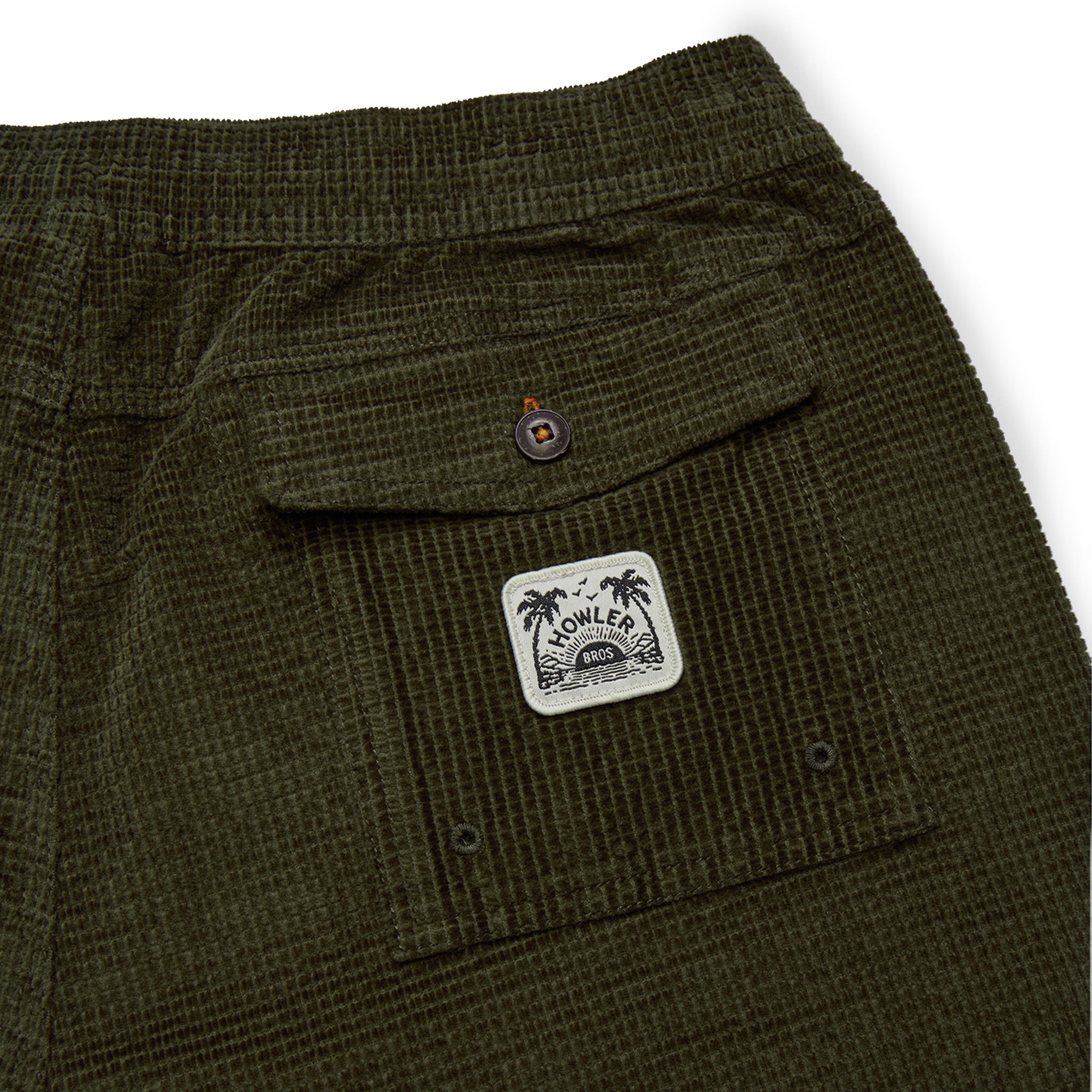 Pressure Drop Cord Shorts "Dark Olive"