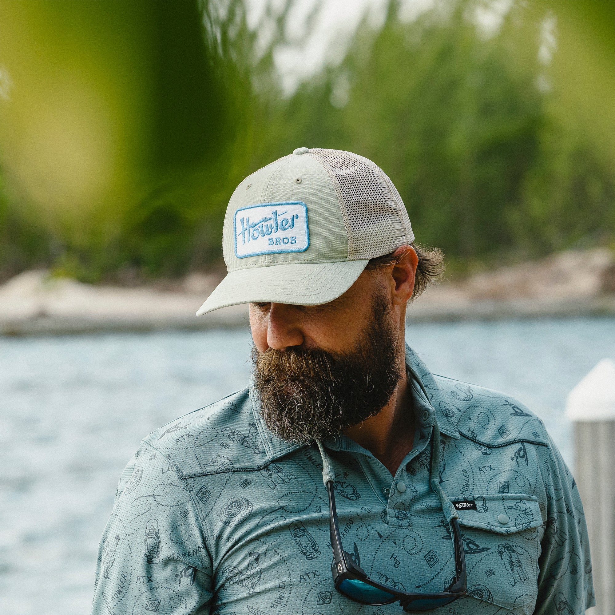 Electric Hat "Seafoam/White"