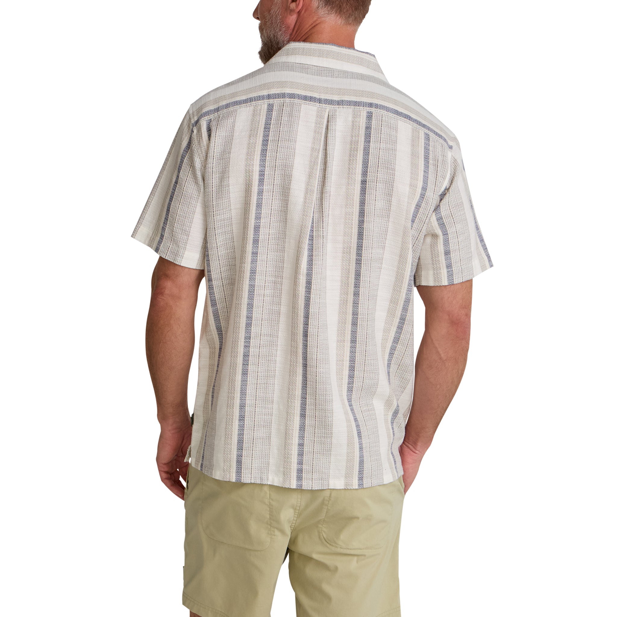 Shores Club Shirt "Old Bill Stripe Limestone"