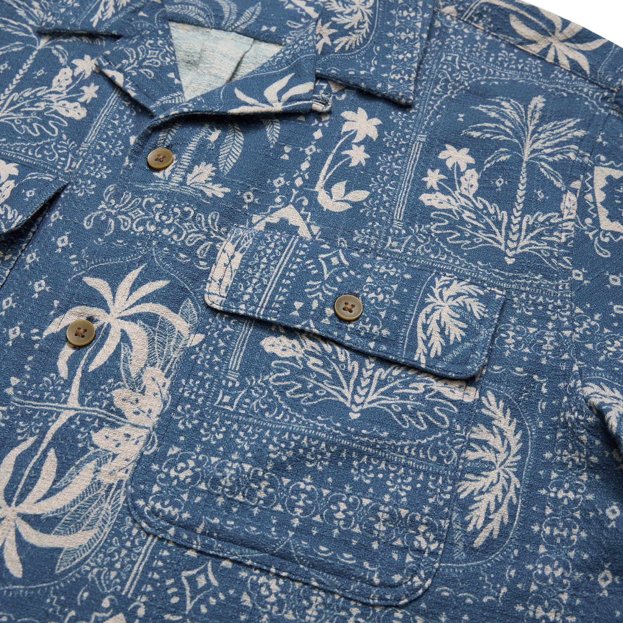 Shores Club Shirt "Palmetto Prophecy Storm Blue"