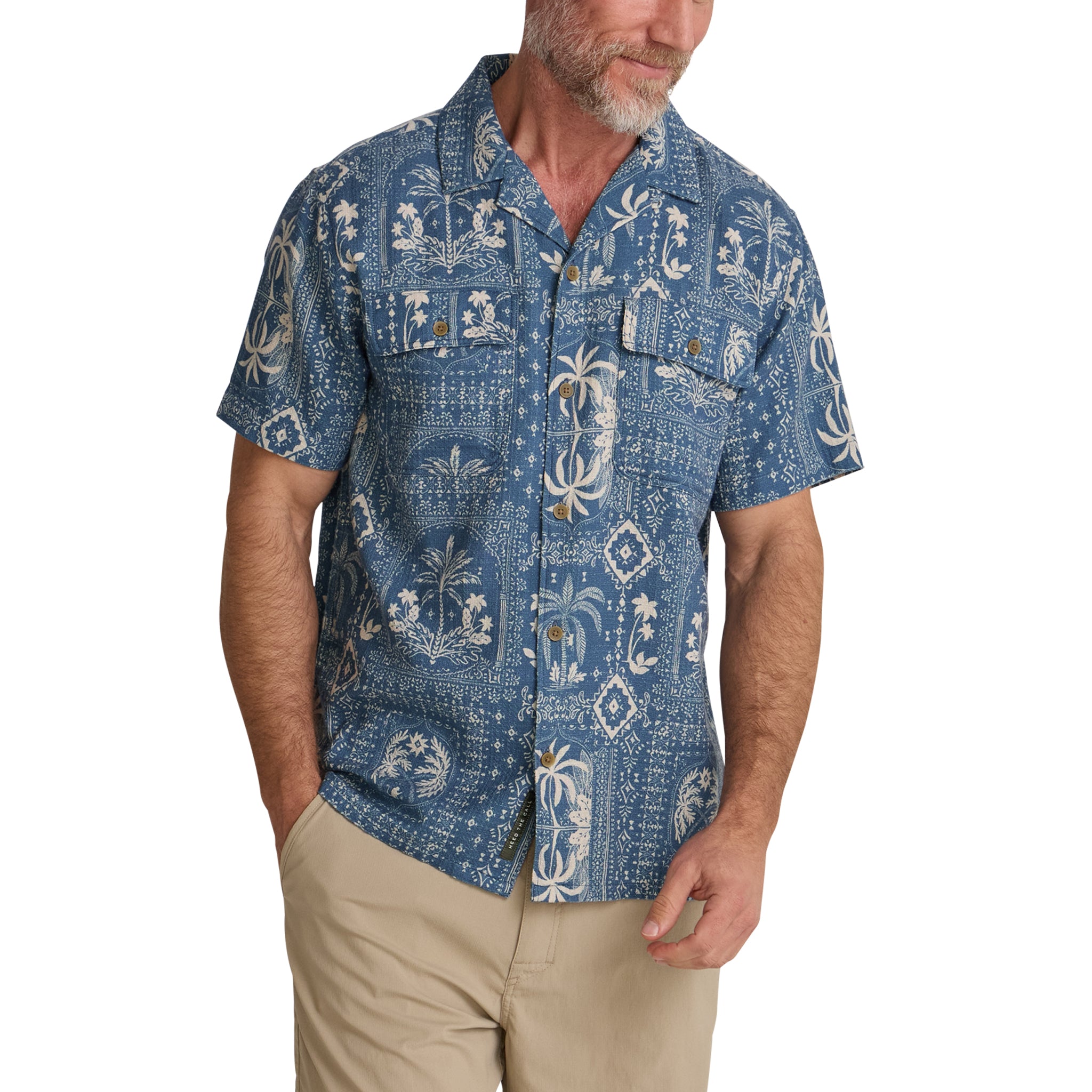 Shores Club Shirt "Palmetto Prophecy Storm Blue"