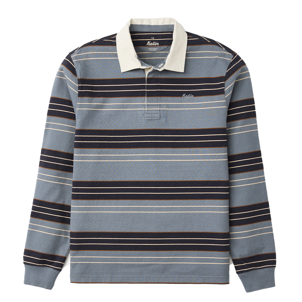 Greg LS Rugby Polo "Storm Blue"