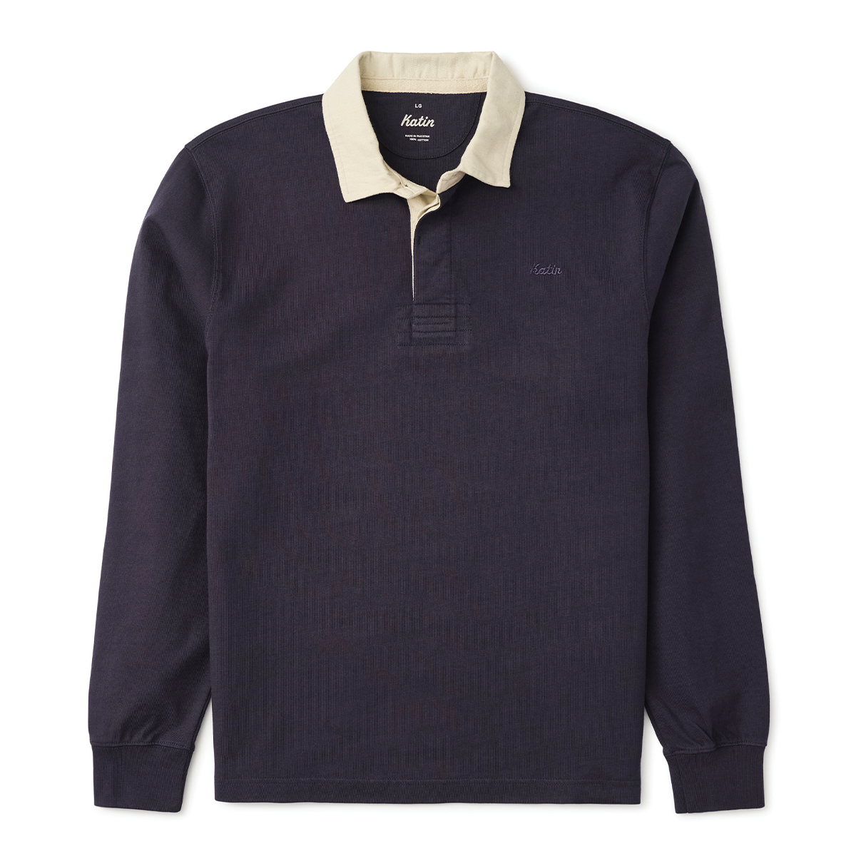 Ronan LS Polo "Navy Vintage Wash"