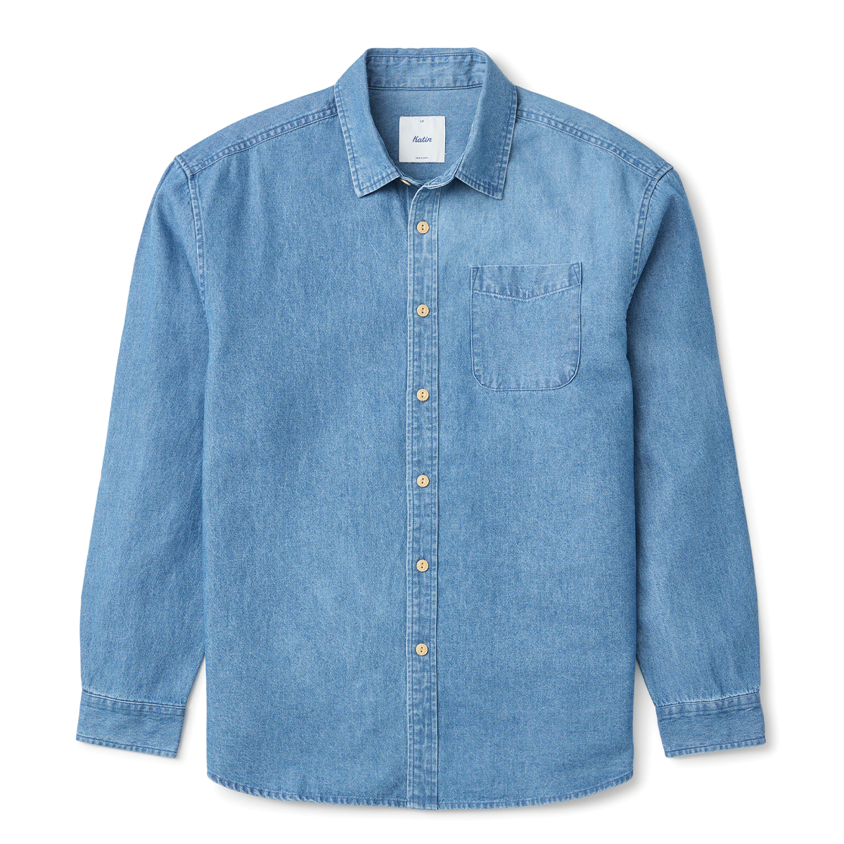Henry Denim Shirt "Medium Indigo"