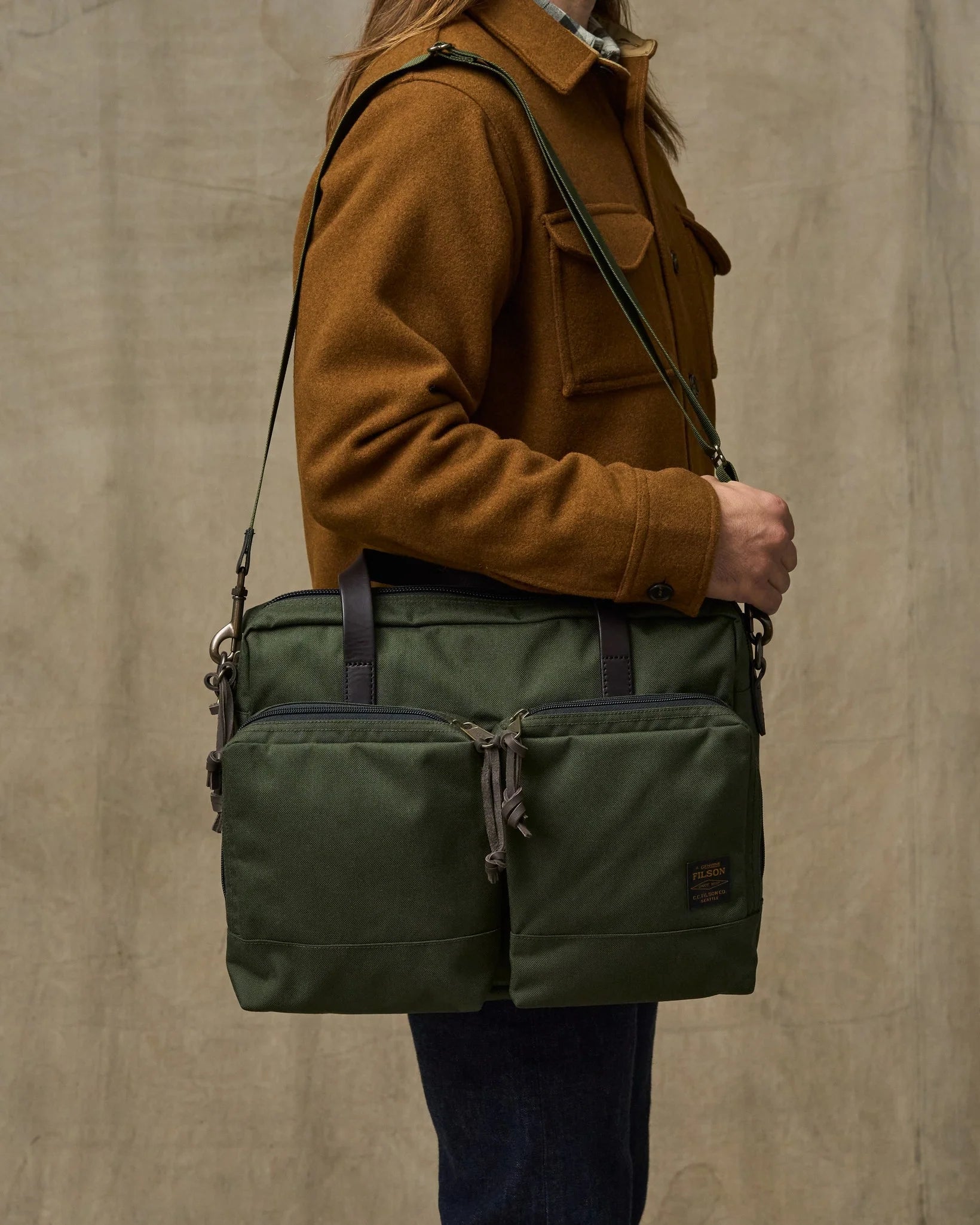 Dryden Briefcase "Otter Green"