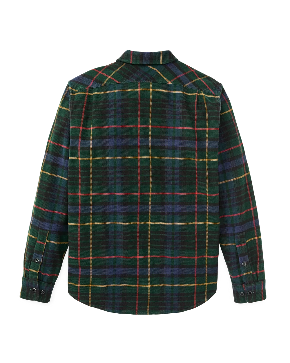 Vintage Flannel Work Shirt "Green/Navy Plaid"