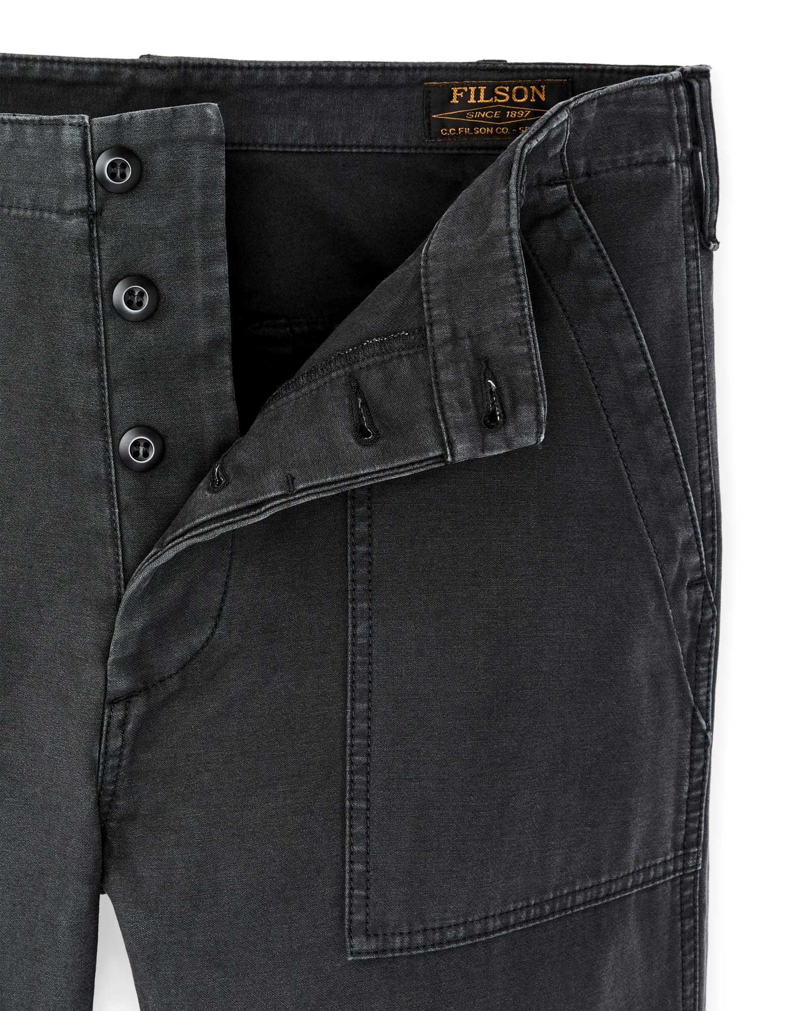 Field Supply Pant "Washed Faded Black"