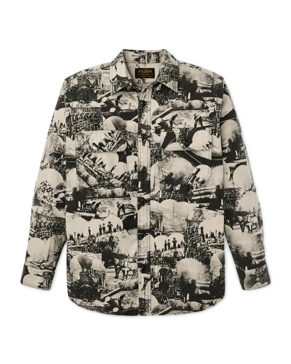 Field Flannel "Vintage Khaki Print"