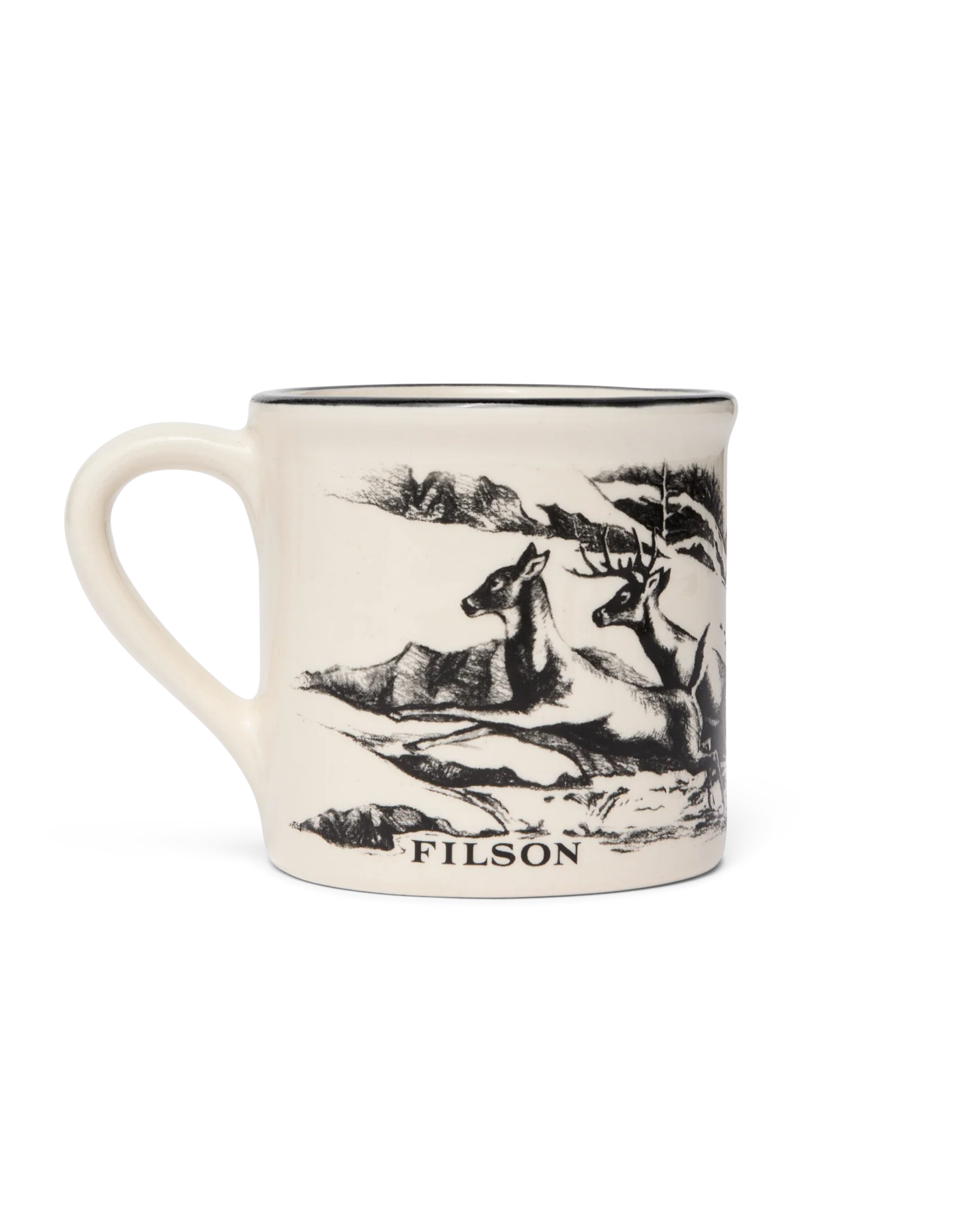 Stoneware Mug "Natural/ Deer"