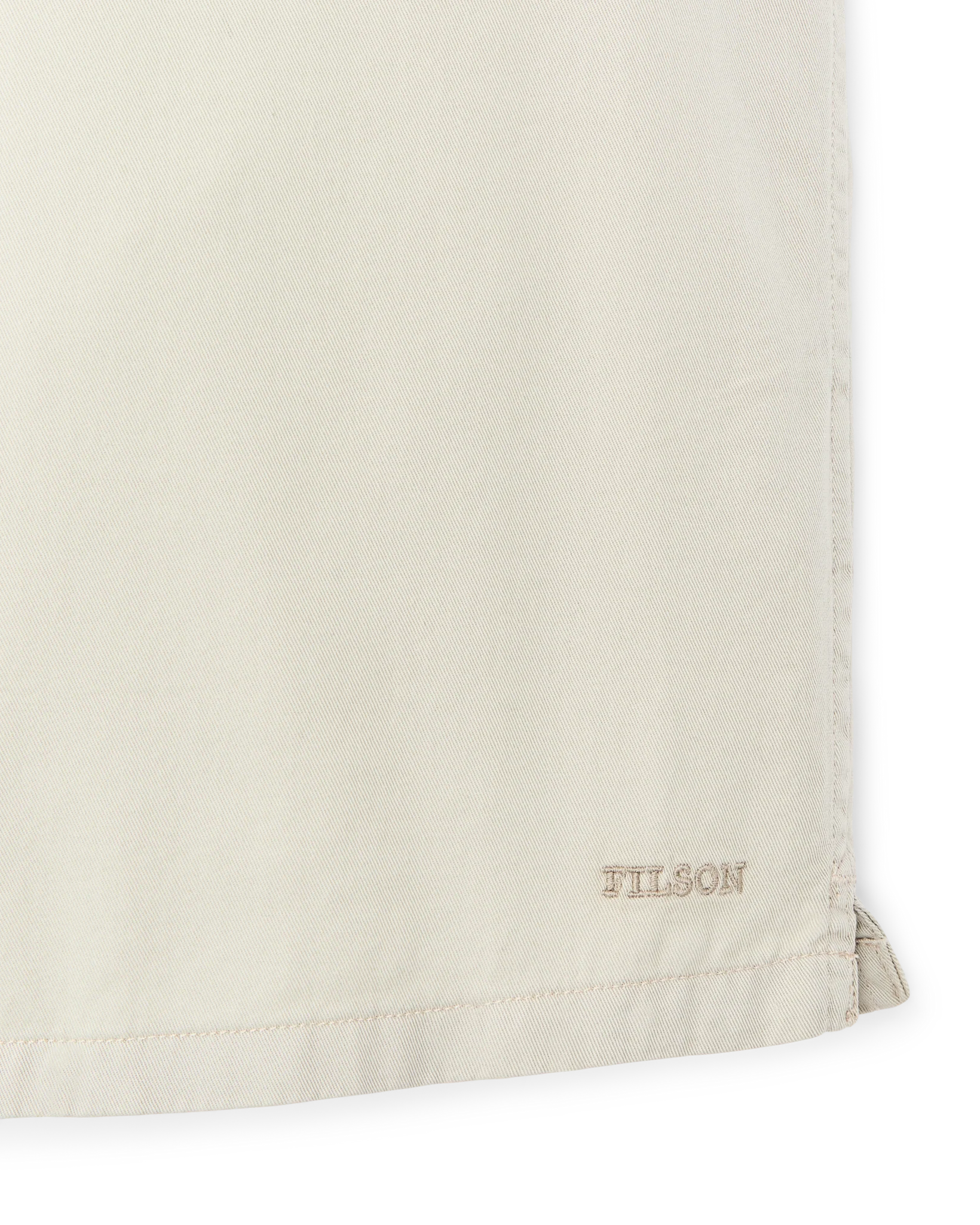 Short Sleeve 4.5-oz. Twill Camp Shirt "Ivory"