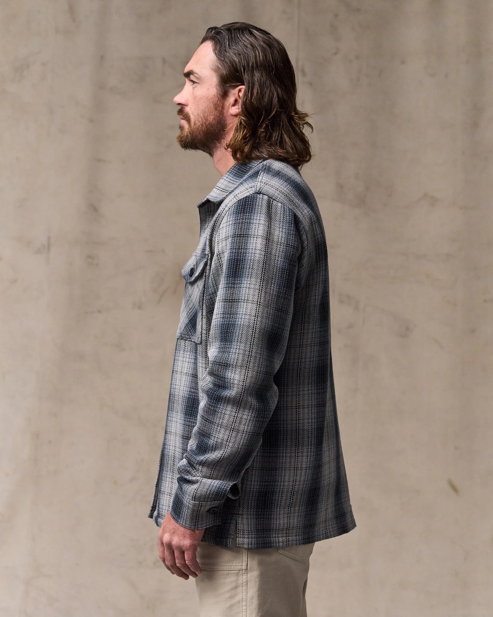 Deer Island Jac-Shirt "Slate/Grey Ombre"