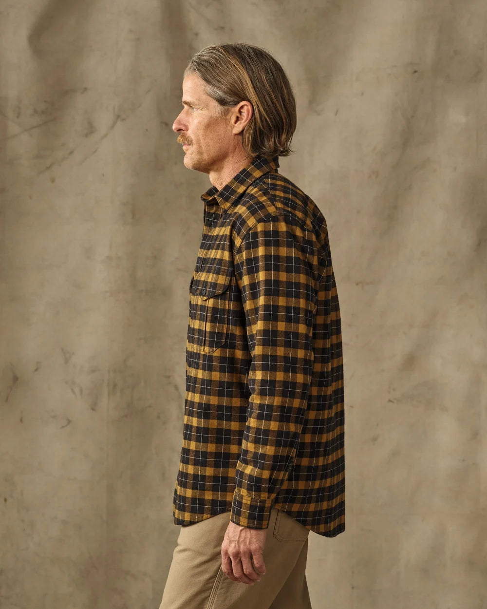 Alaskan Guide Shirt "Black/Gold Plaid"