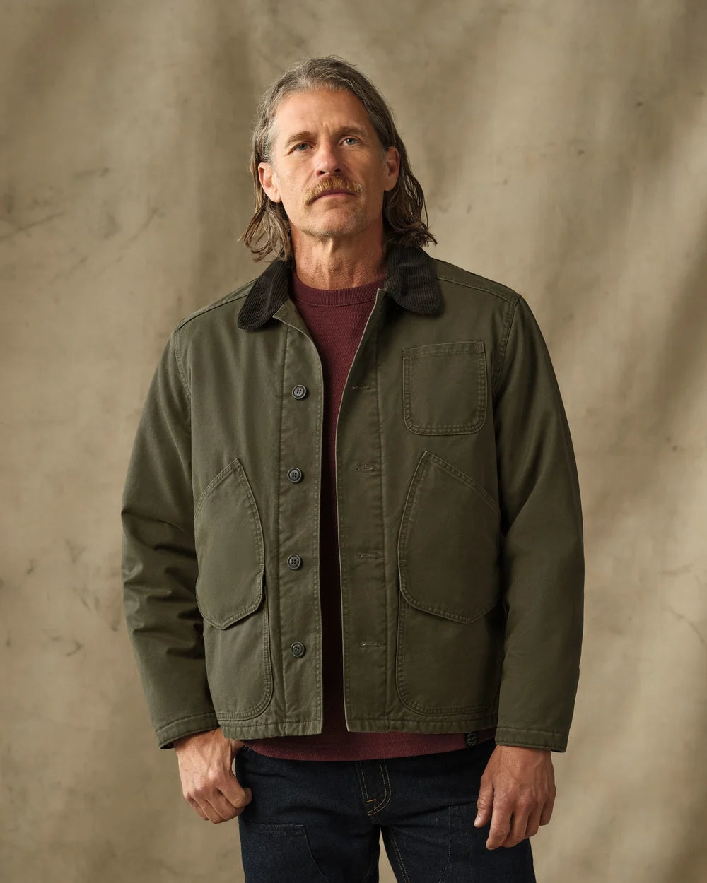 Insulated Canvas Outfitter Jacket "Dark Olive"